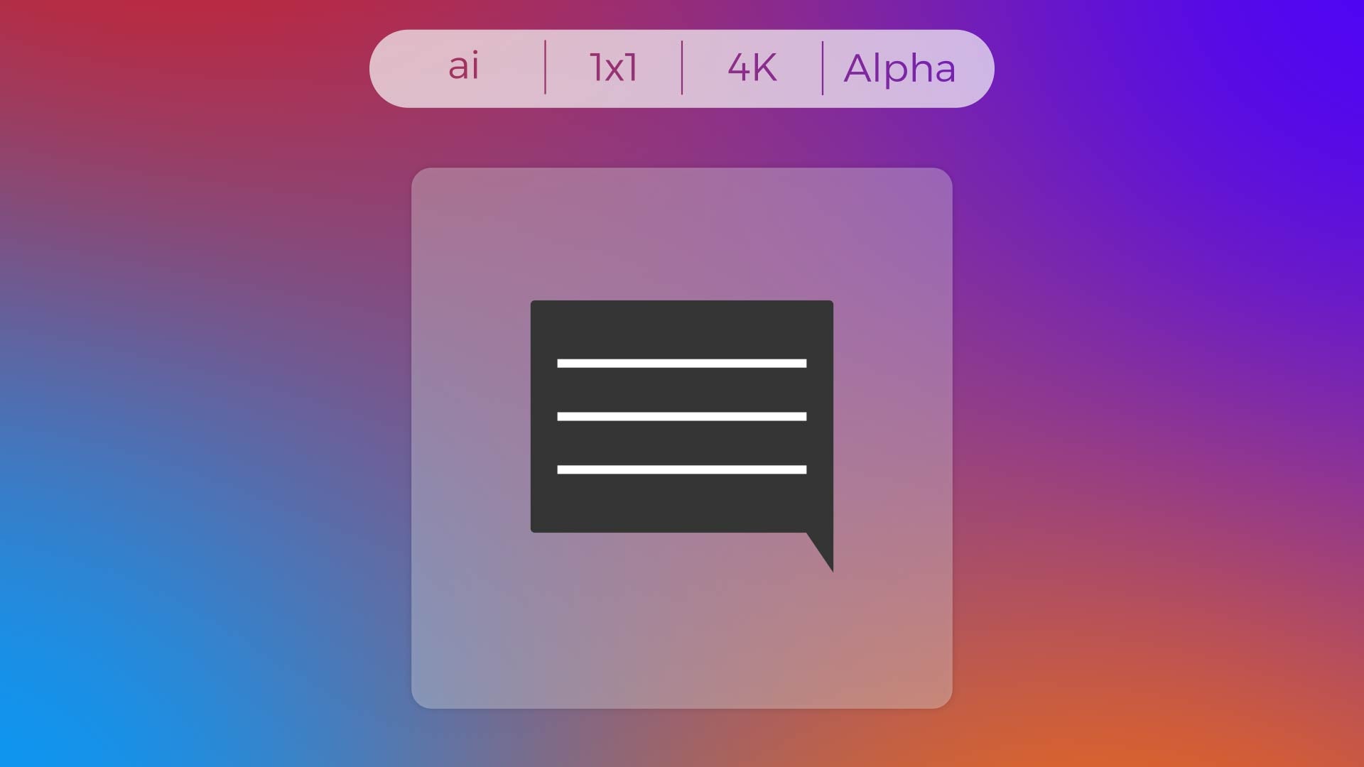 Solid Icon - Comment