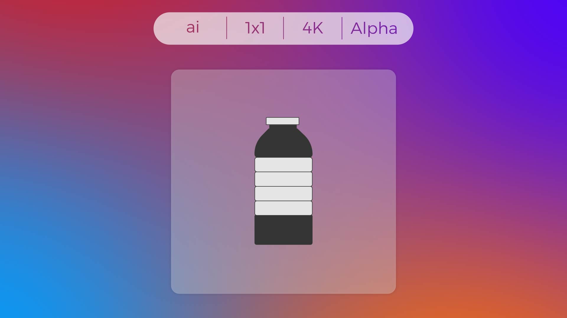 Solid Icon - Bottle