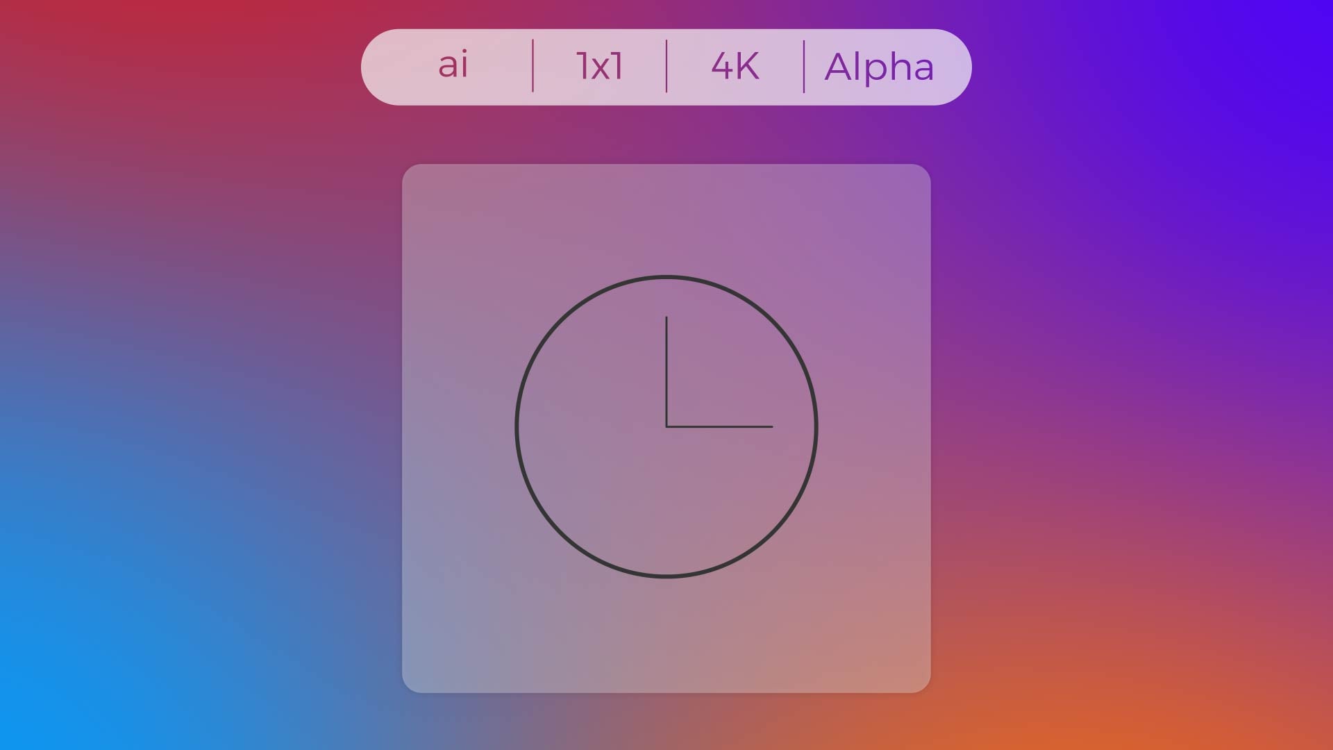 Stroke Icon - Clock