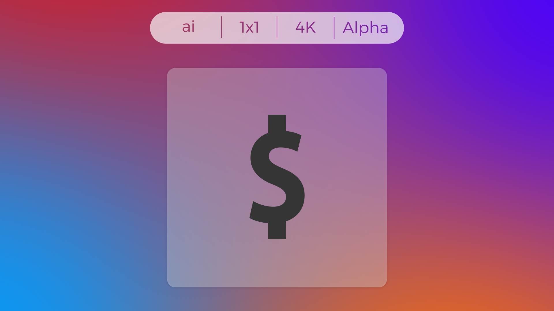 Solid Icon - Dollar Sign