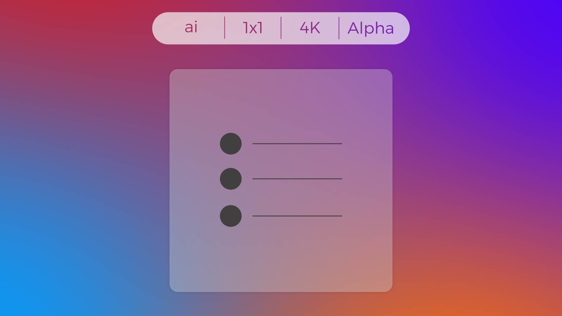 Solid Icon - Bullet Points