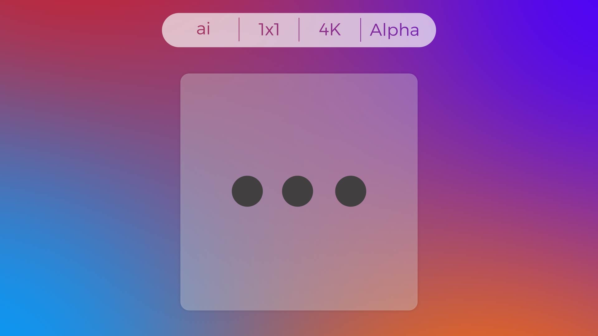 Solid Icon - Horizontal 3 dots