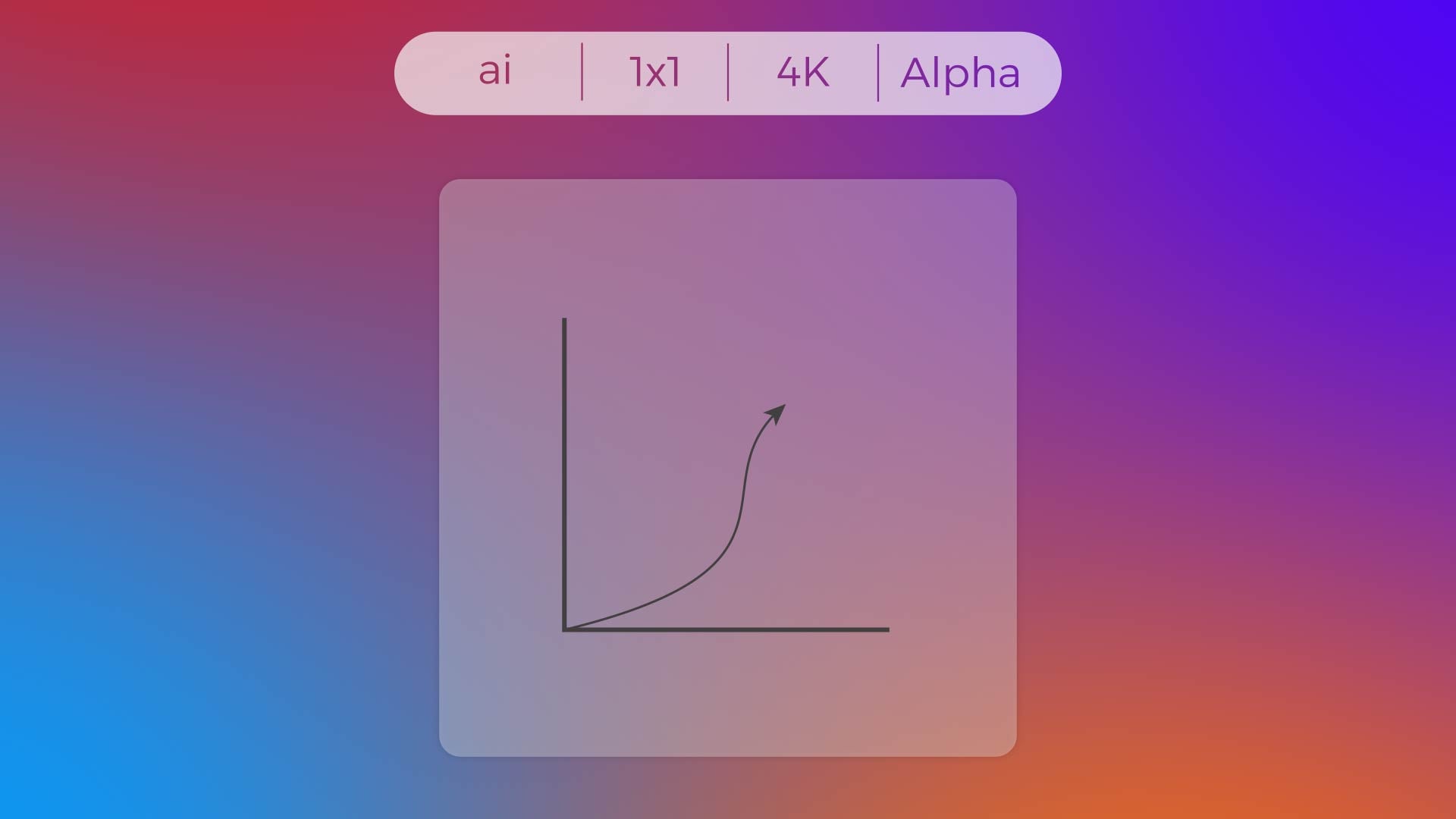 Stroke Icon - Up trend Graph