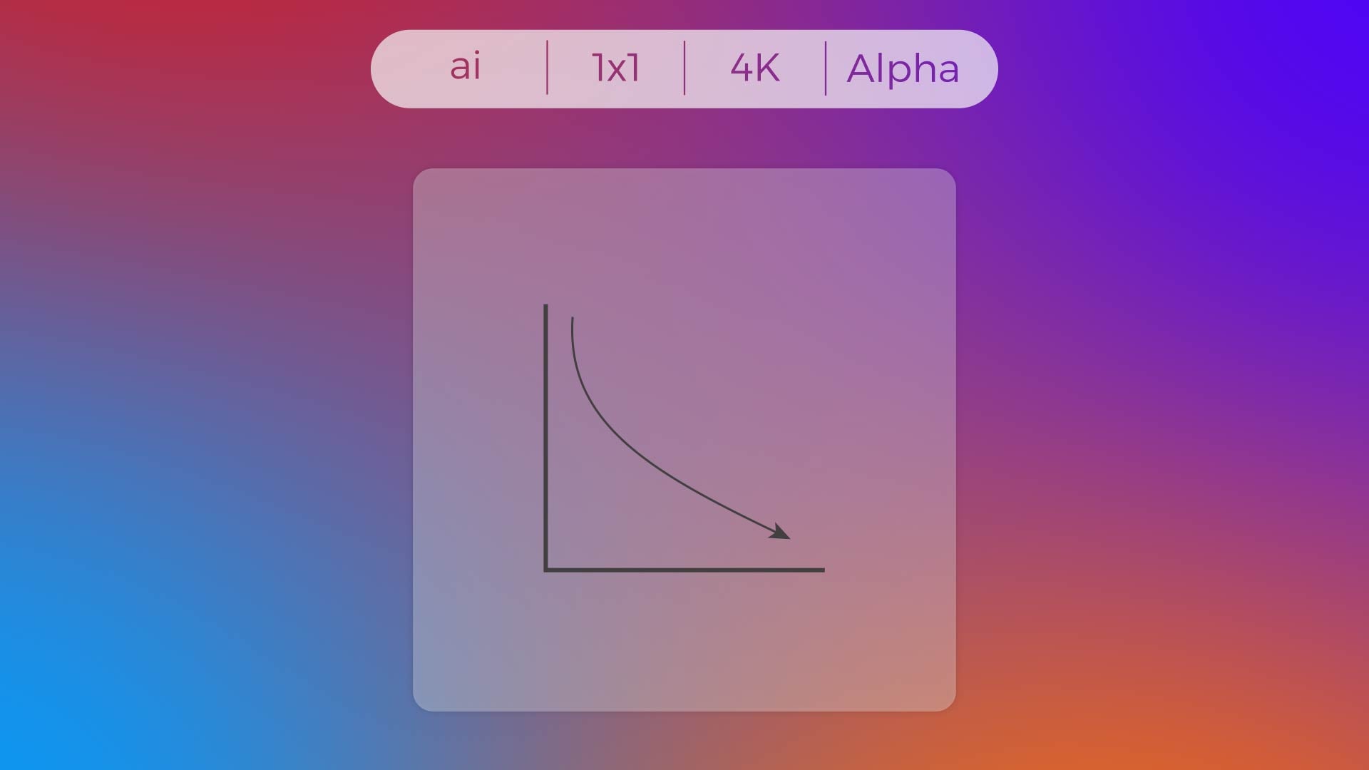 Stroke Icon - Down trend Graph