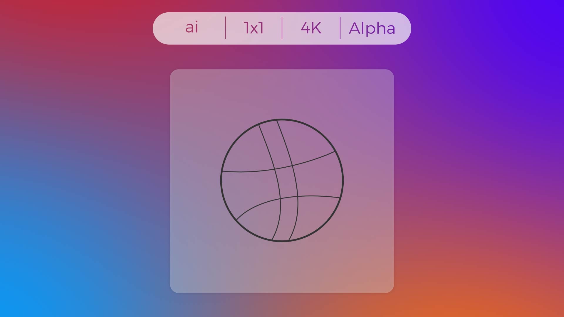 Stroke Icon - Basketball