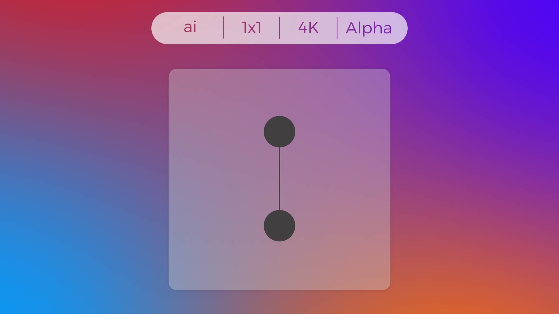 Solid Icon - 2 dots connected