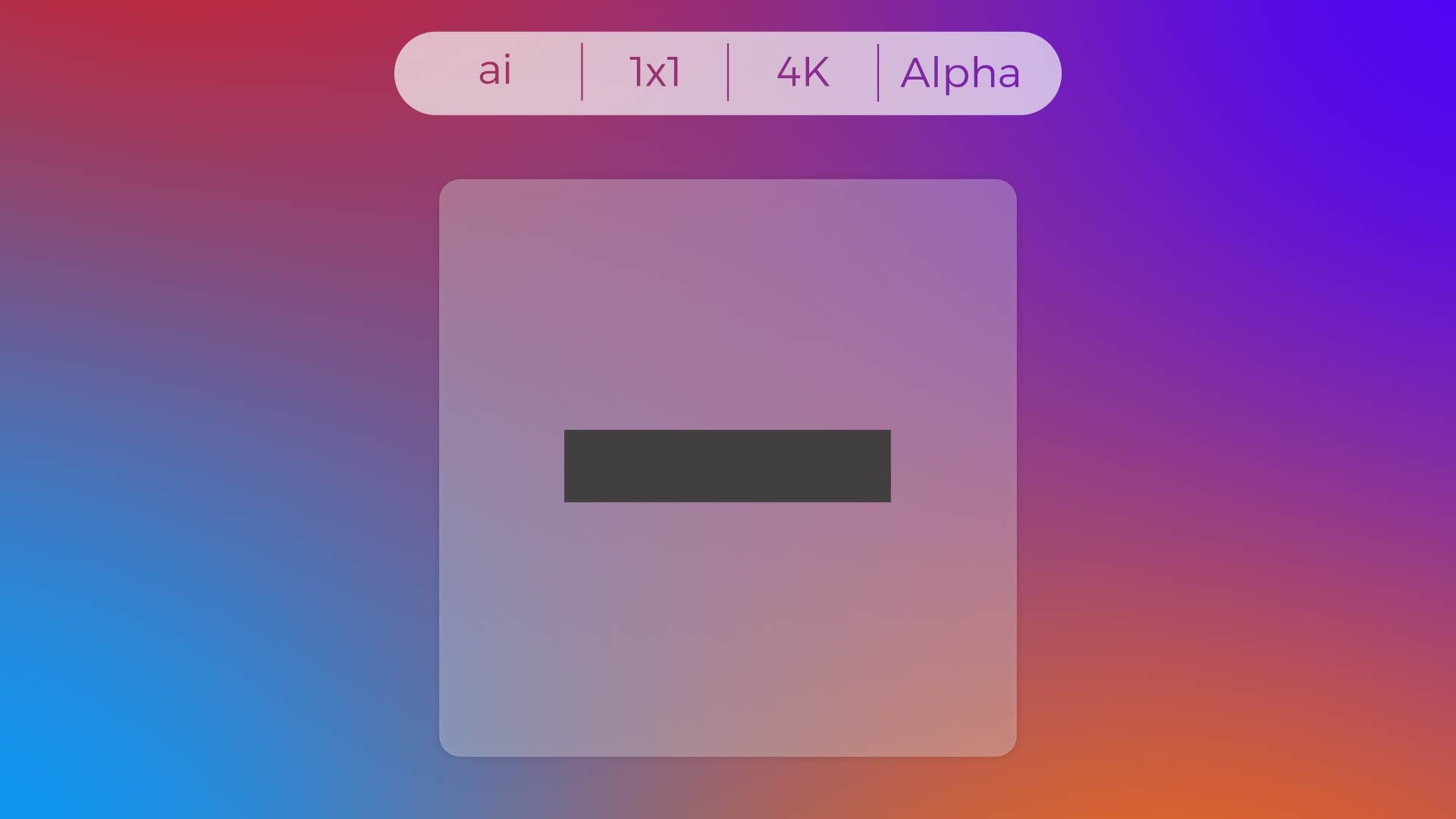 Solid Icon - Minus