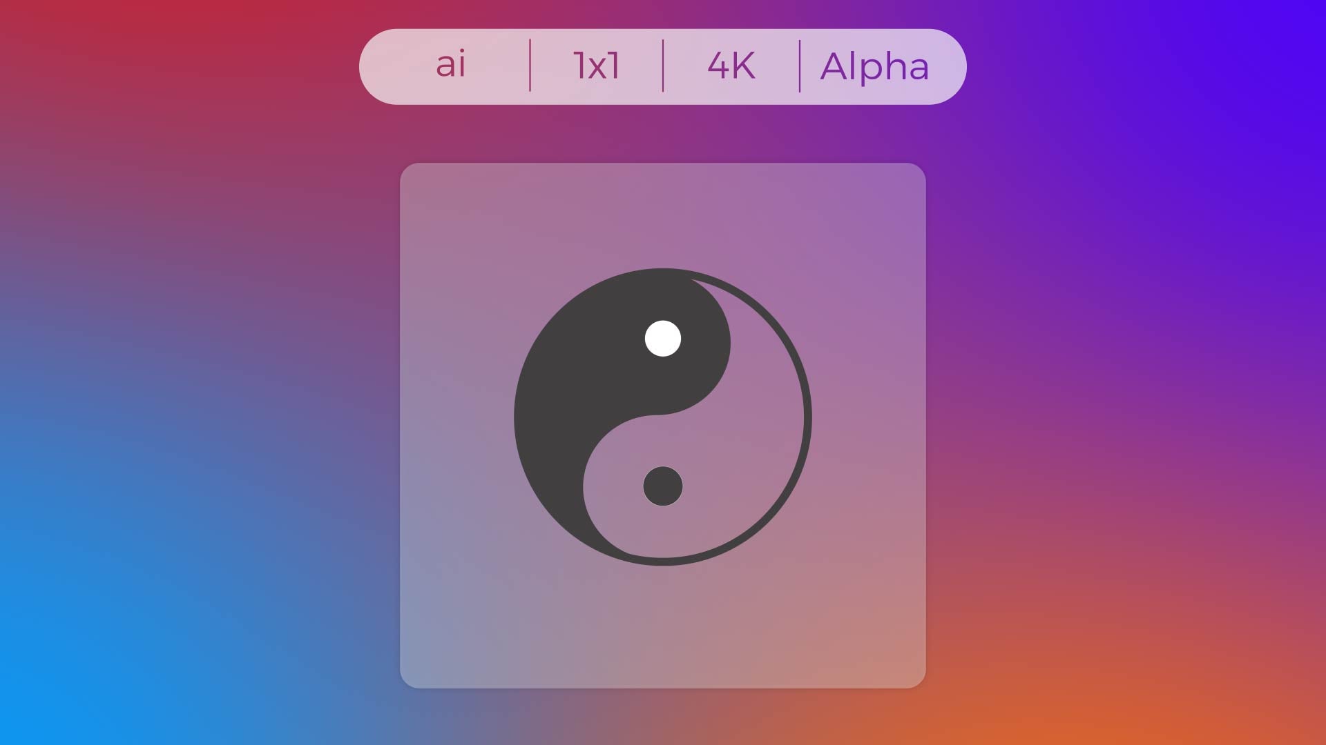 Solid Icon - Yin Yang