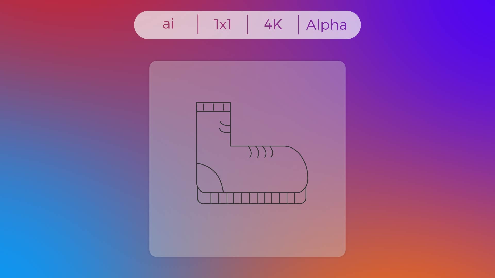 Stroke Icon - Boot