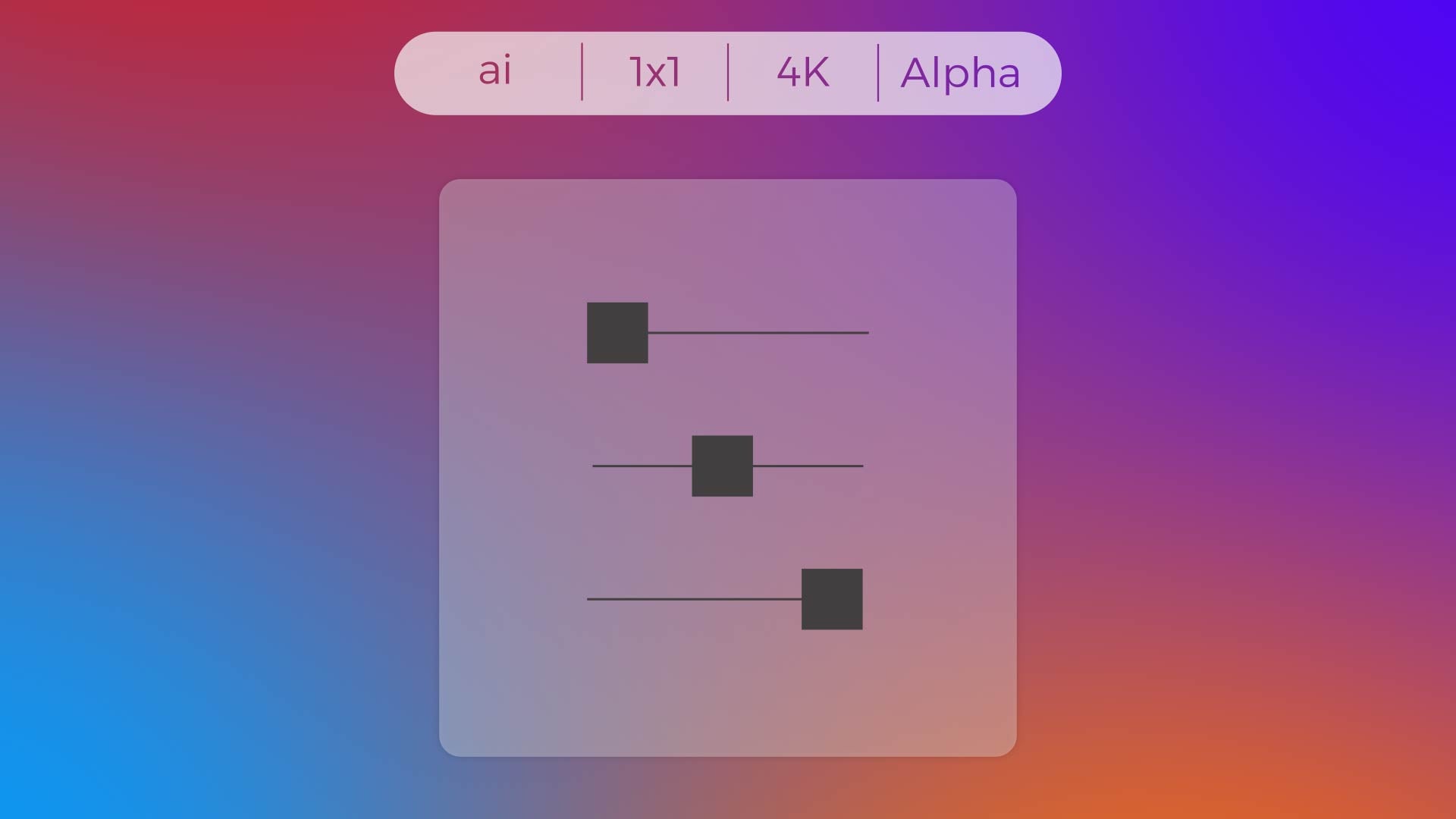 Stroke Icon - Audio Mixer