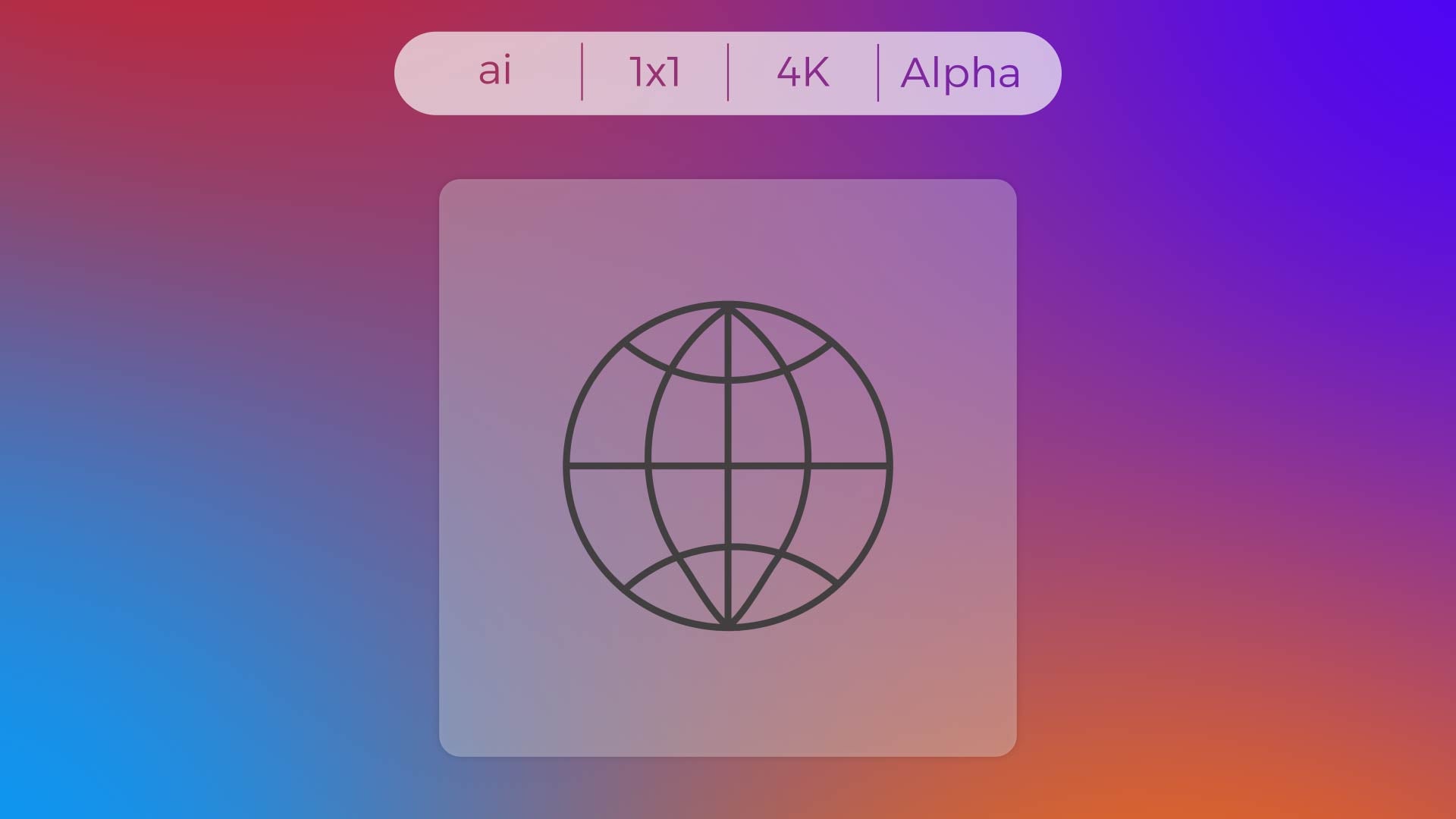 Stroke Icon - Globe
