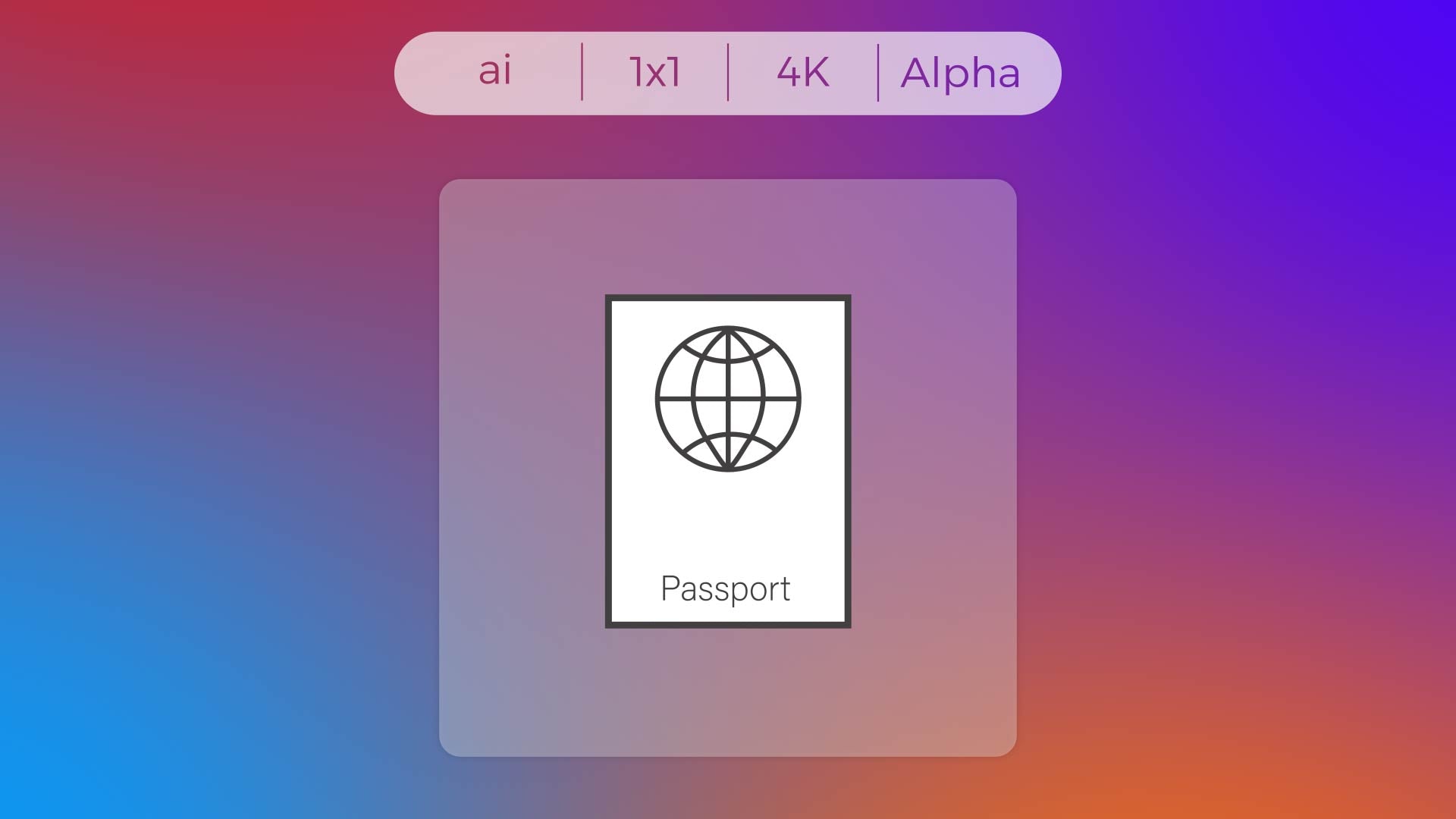 Stroke Icon - Passport