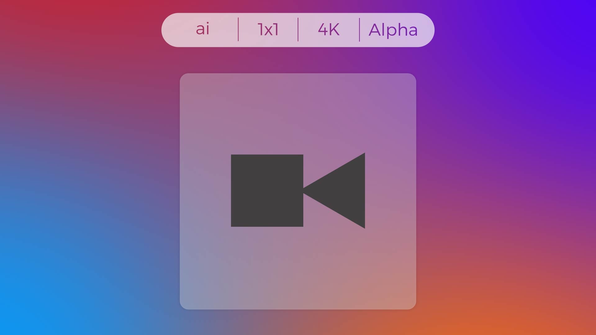 Solid Icon - Video Camera