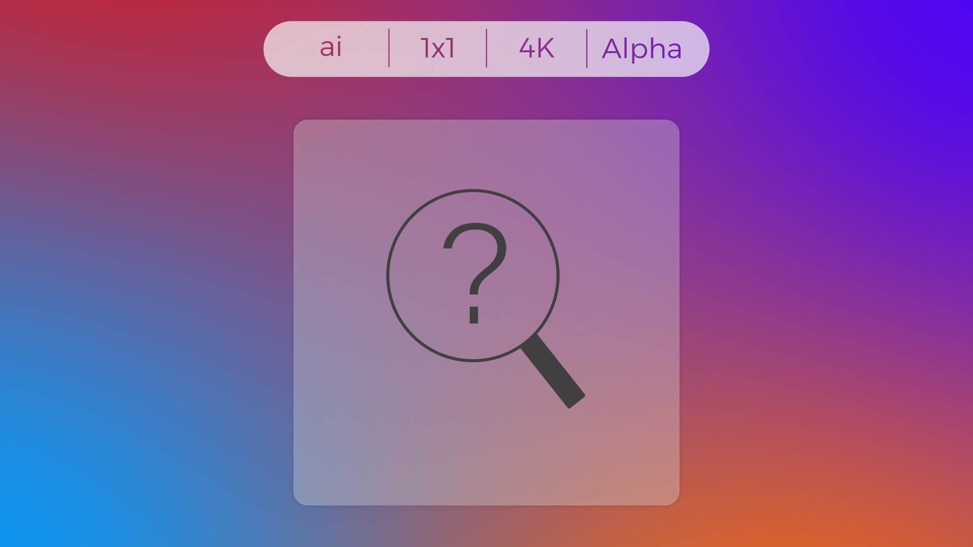 Stroke Icon - Magnifier