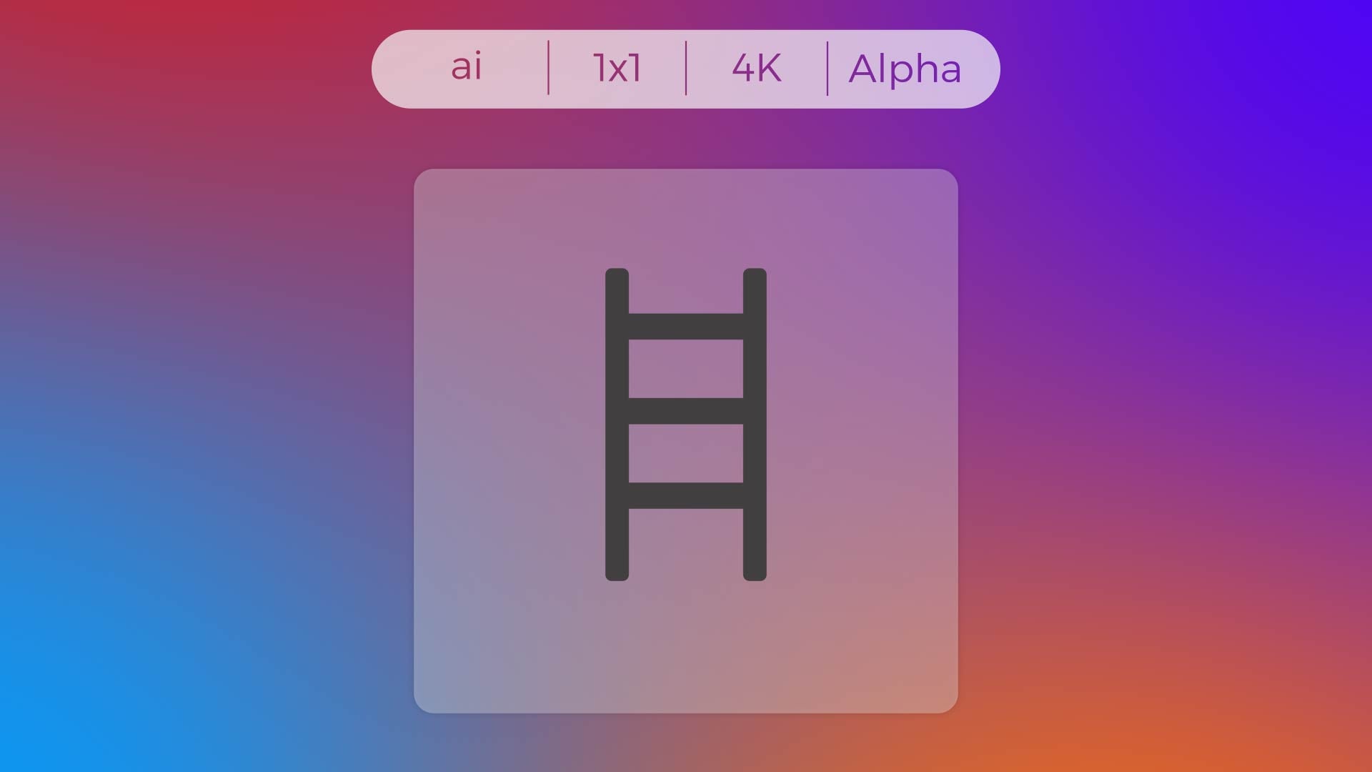 Solid Icon - Ladder