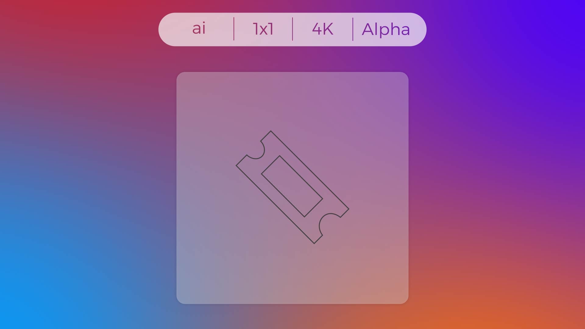 Stroke Icon - Ticket