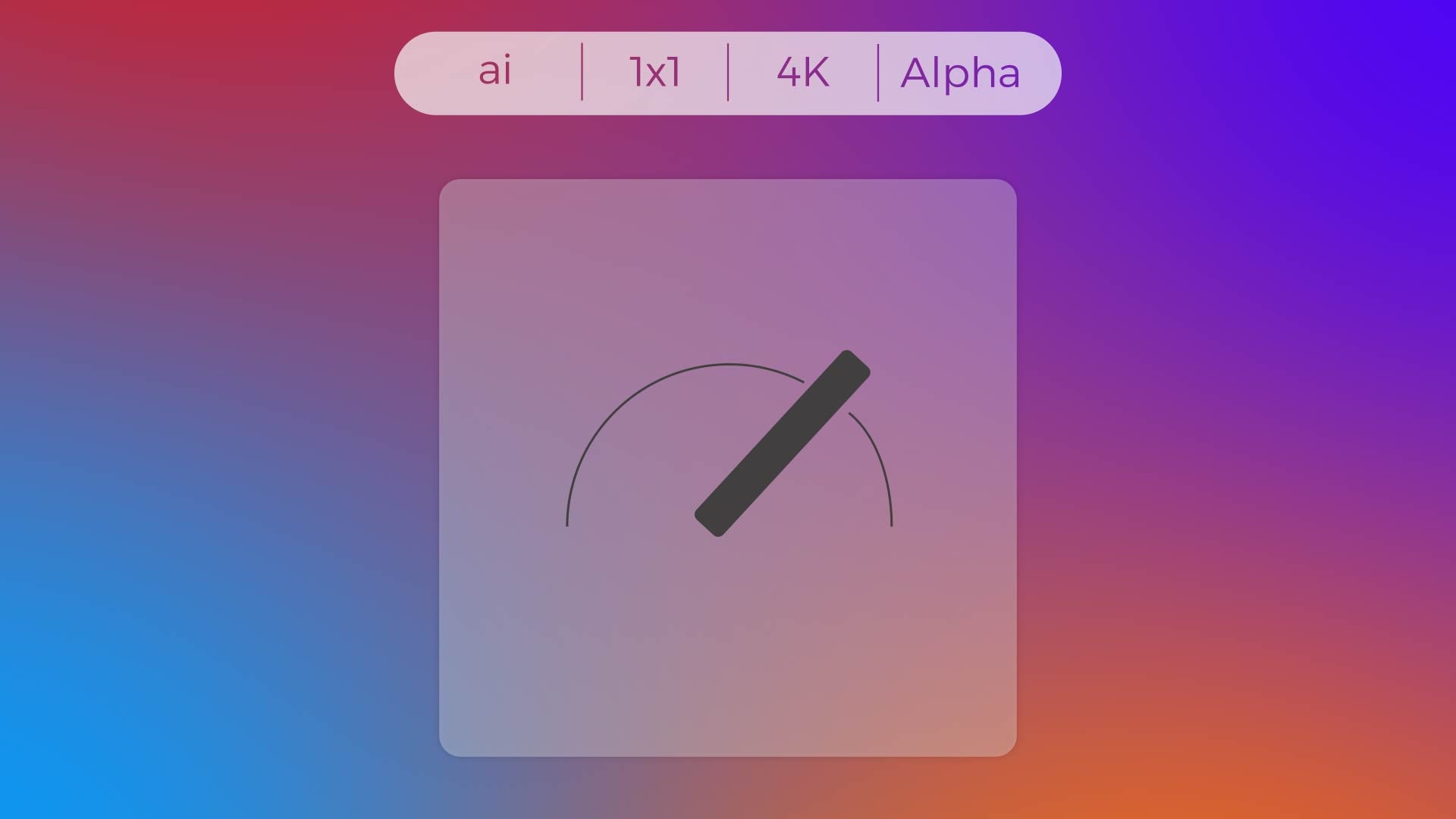 Solid Icon - Meter