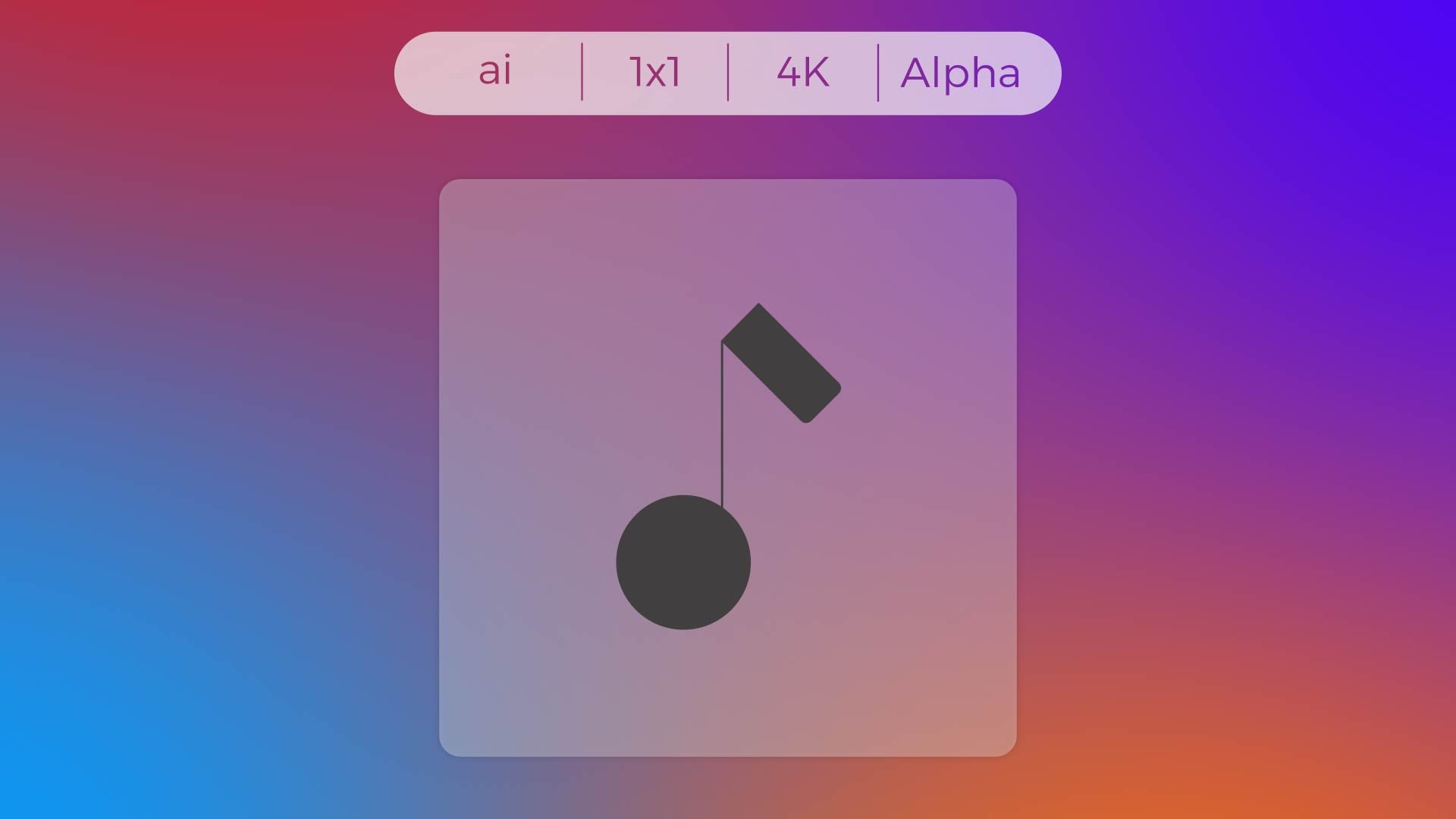 Solid Icon - Music