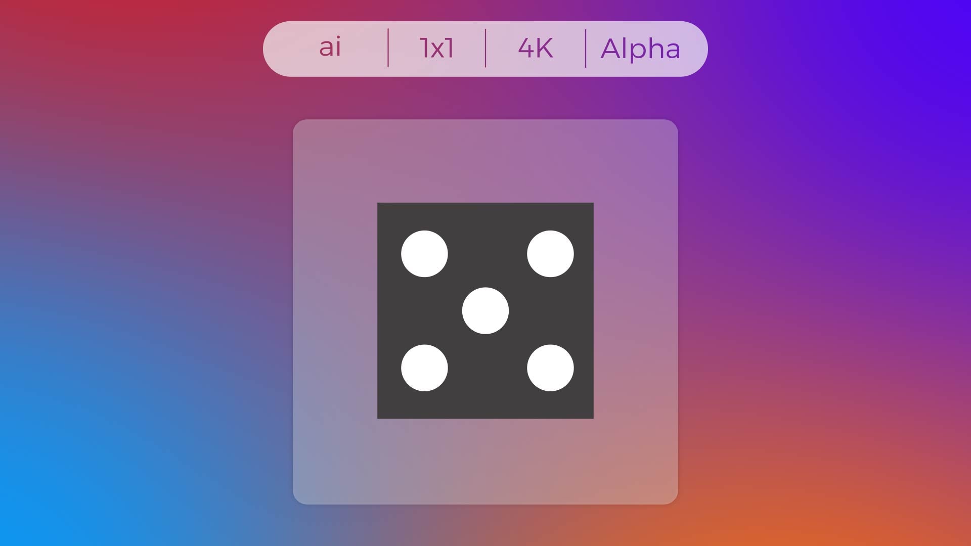 Solid Icon - Dice 5