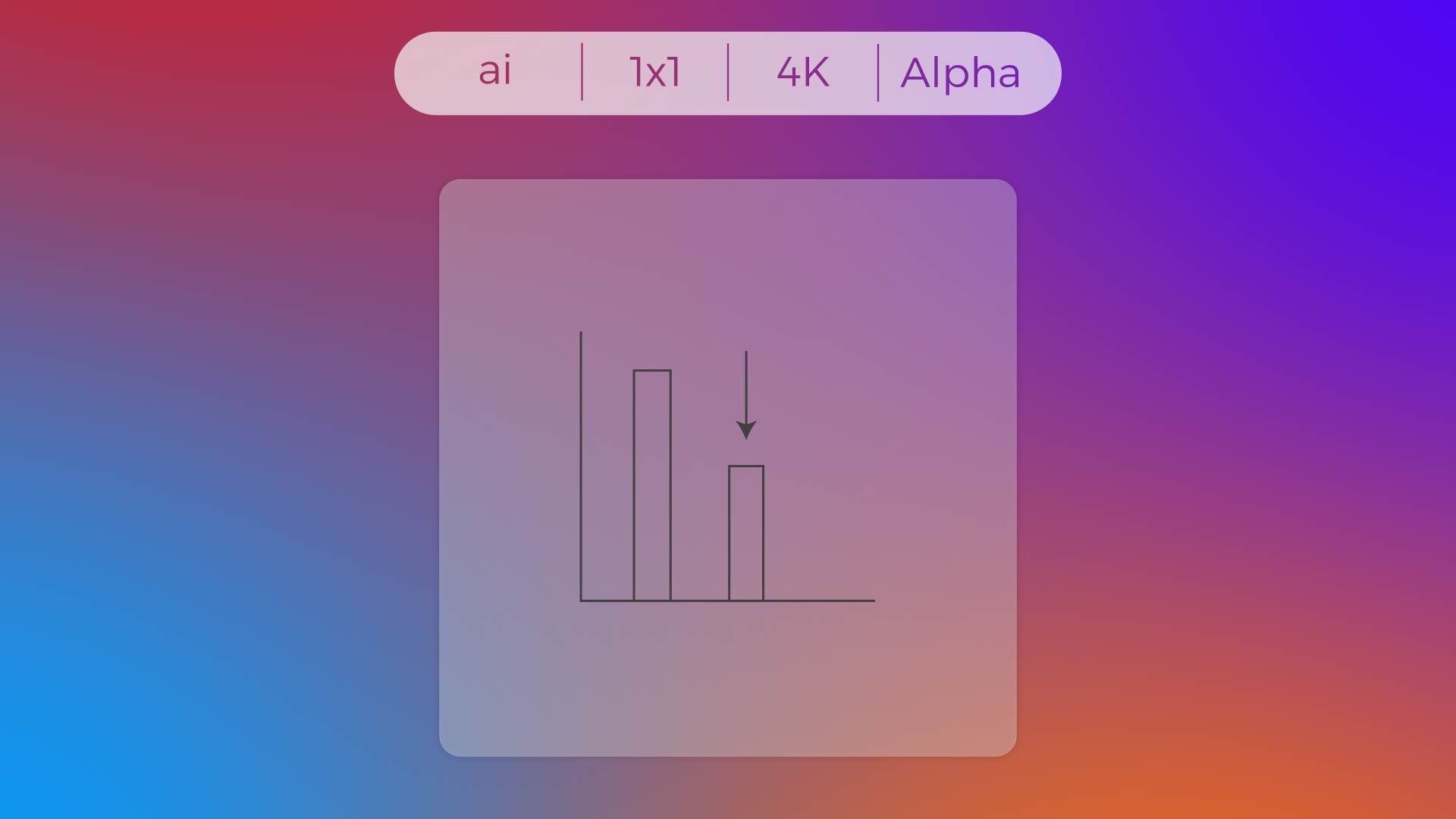 Stroke Icon - Down Trend Graph