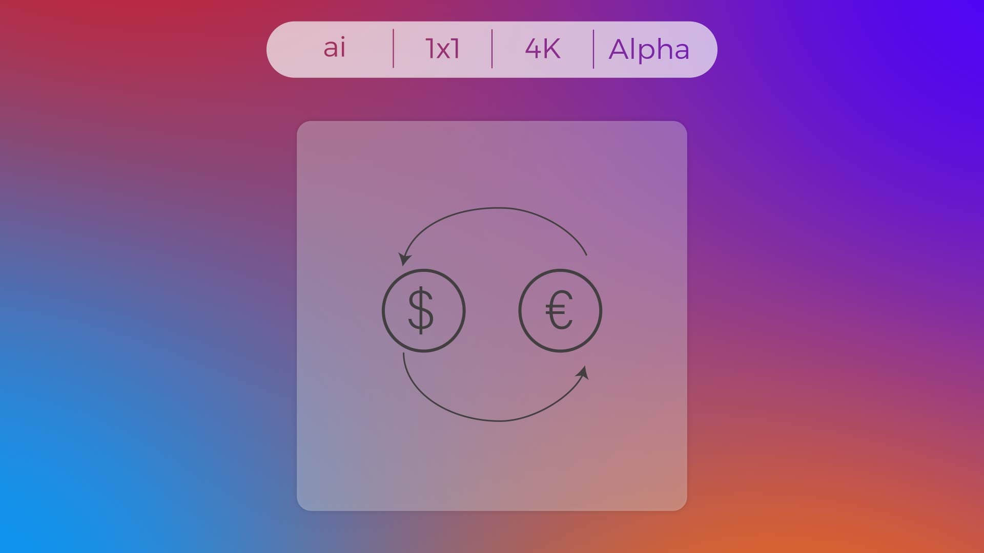 Stroke Icon - Convert Currency