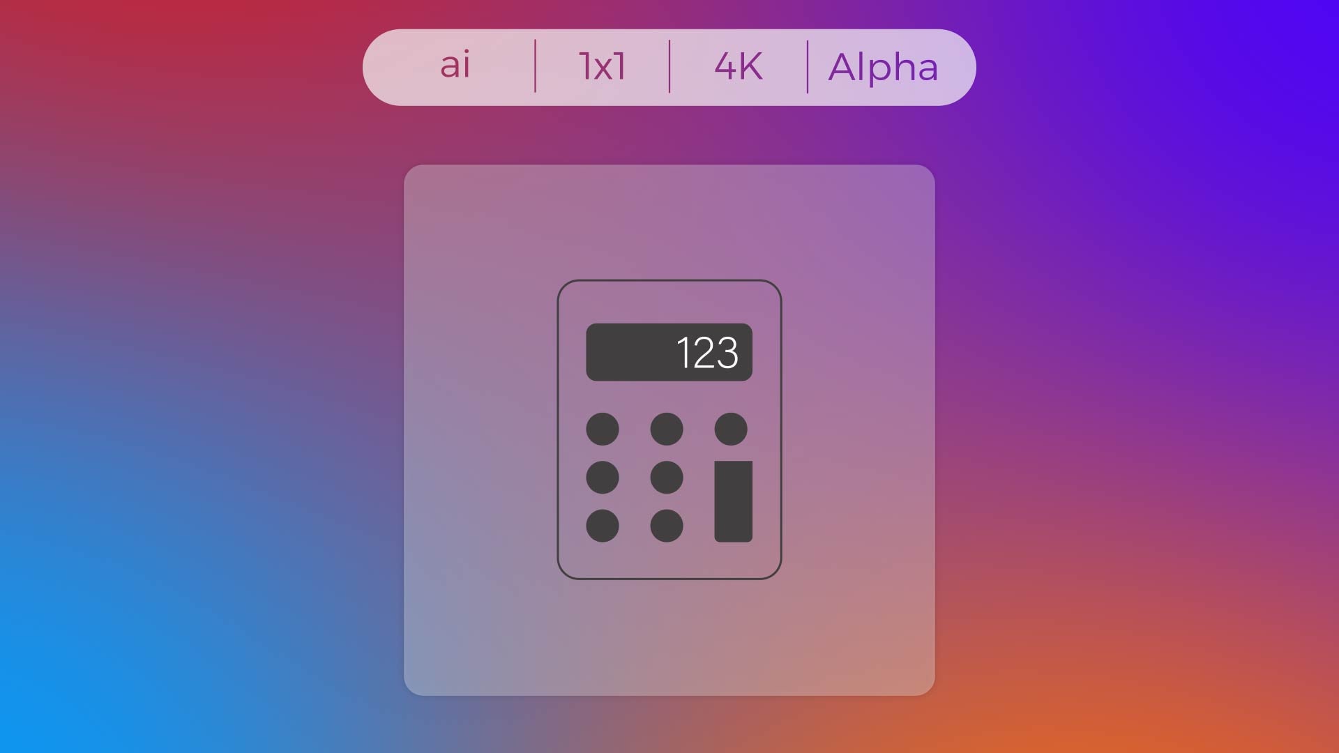 Solid Icon - Calculator