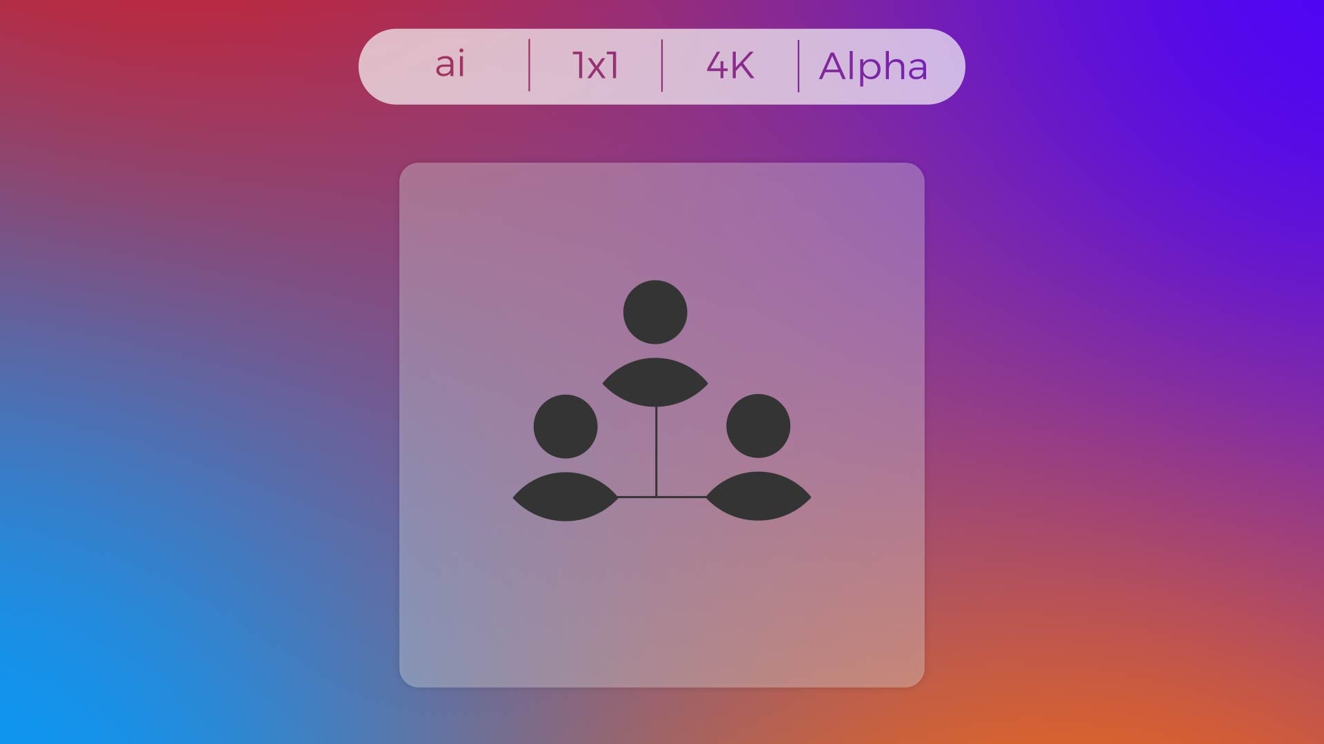 Solid Icon - Sharing