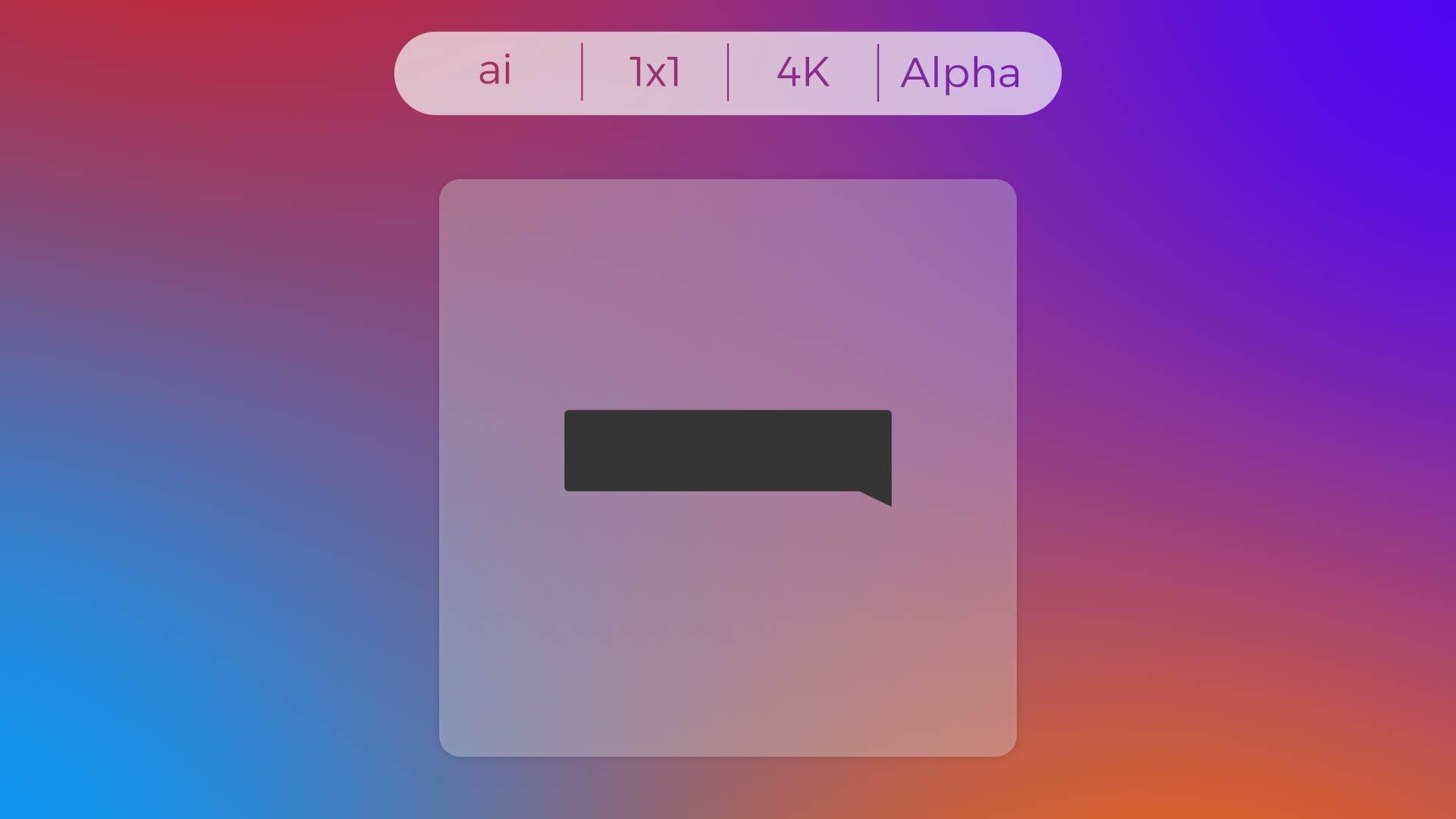 Solid Icon - Chat Bubble