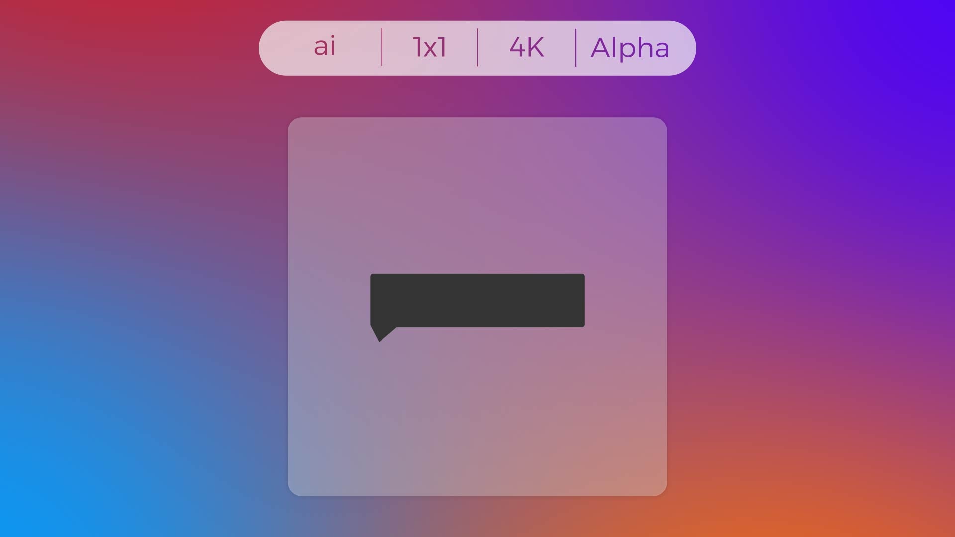 Solid Icon - Chat Bubble