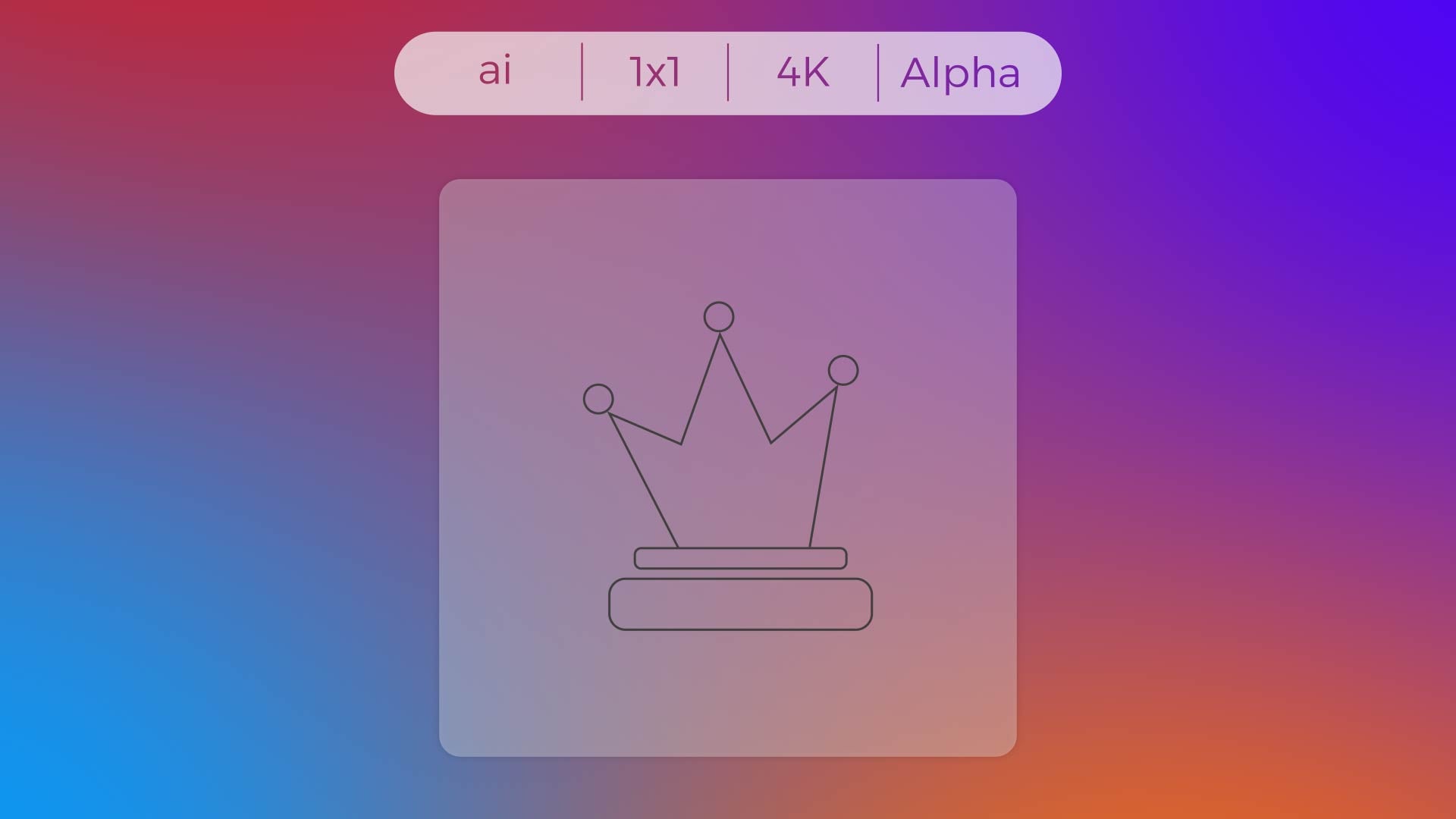Stroke Icon - Crown