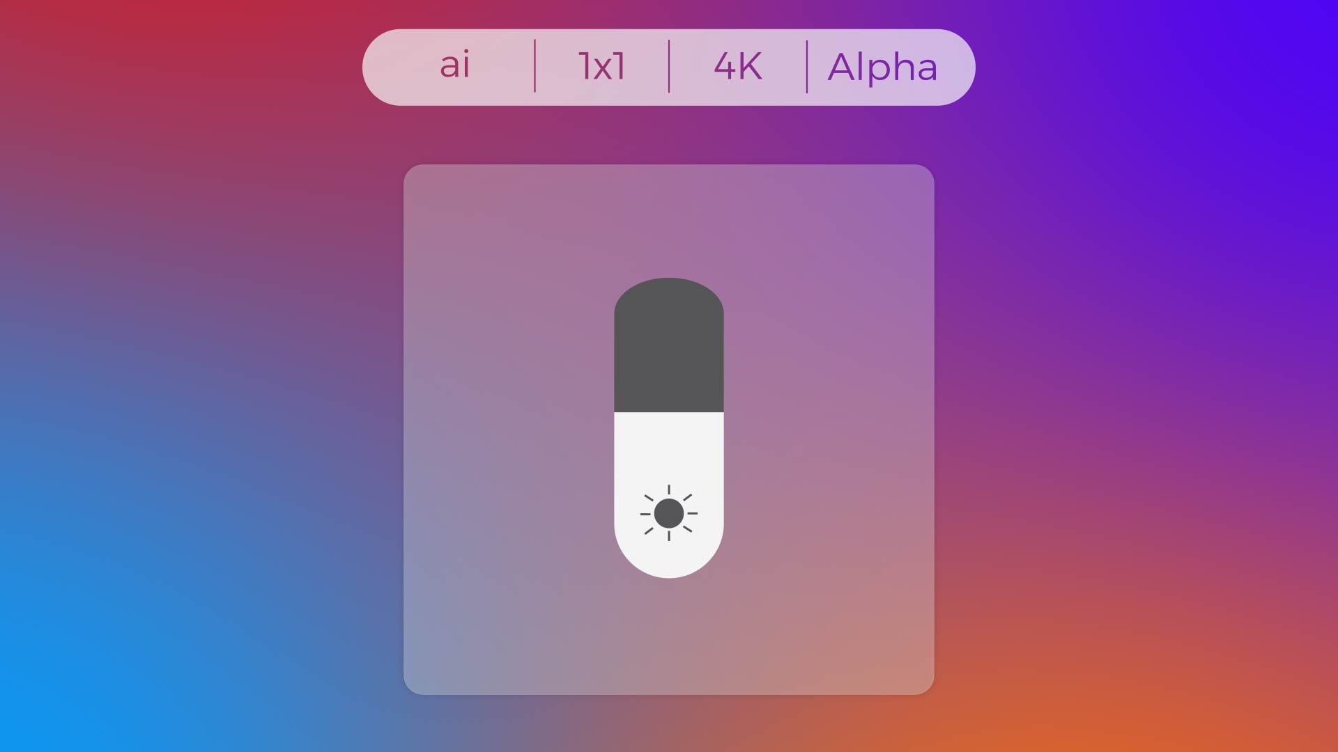 Solid Icon - Mid Brightness