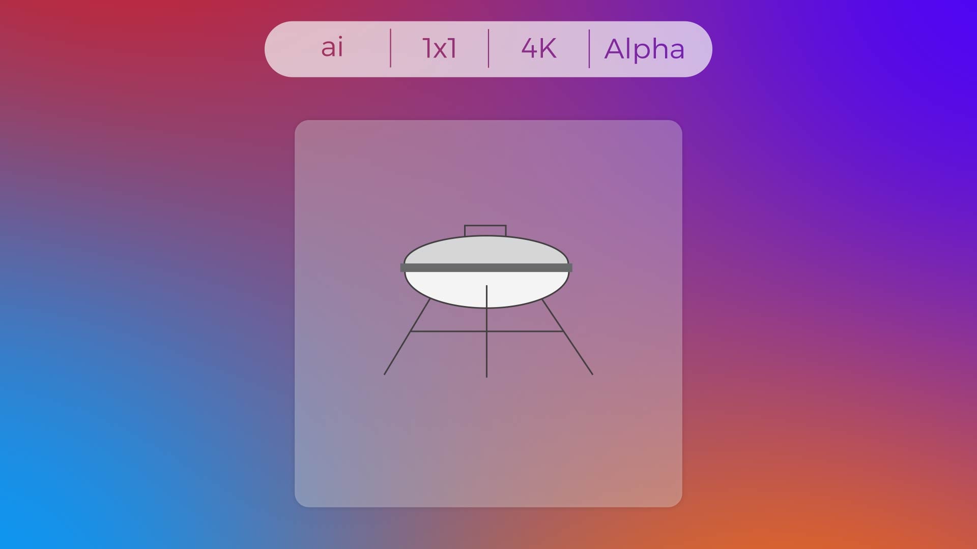 Solid Icon - Grill