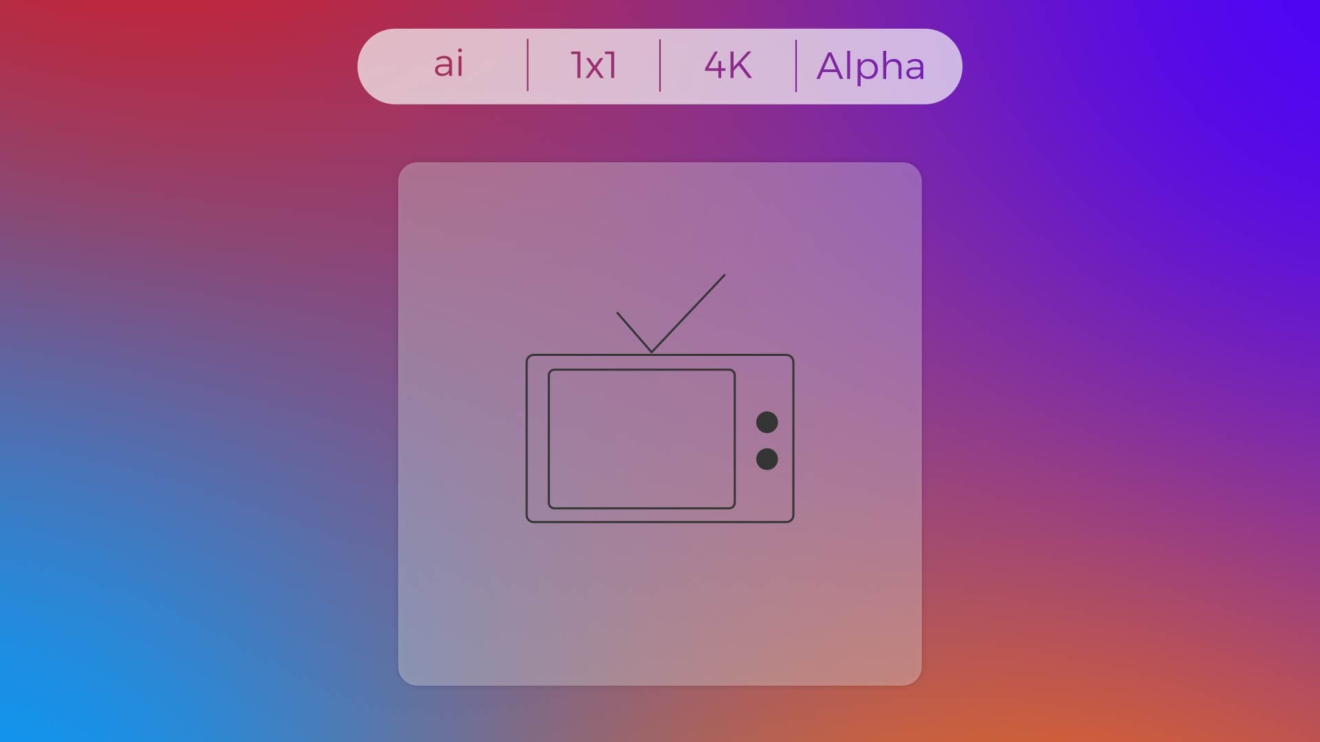 Stroke Icon -TV