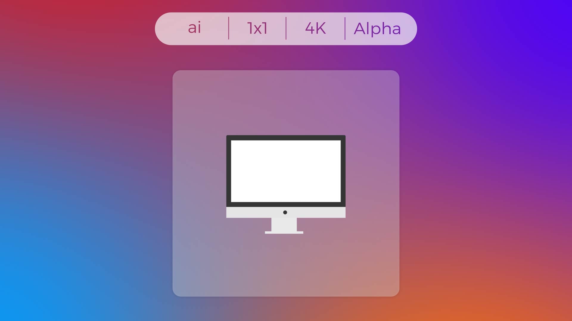 Solid Icon - iMac