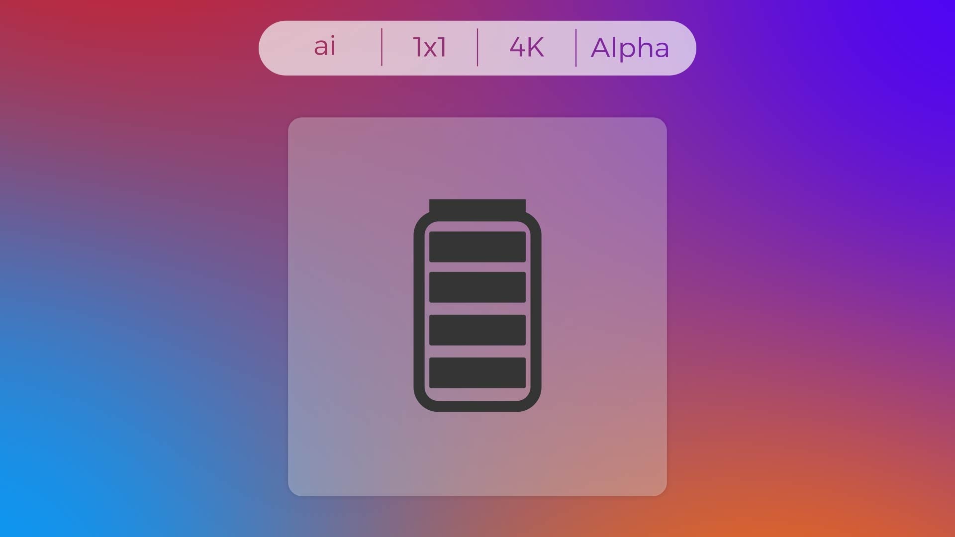 Solid Icon - Full Battery