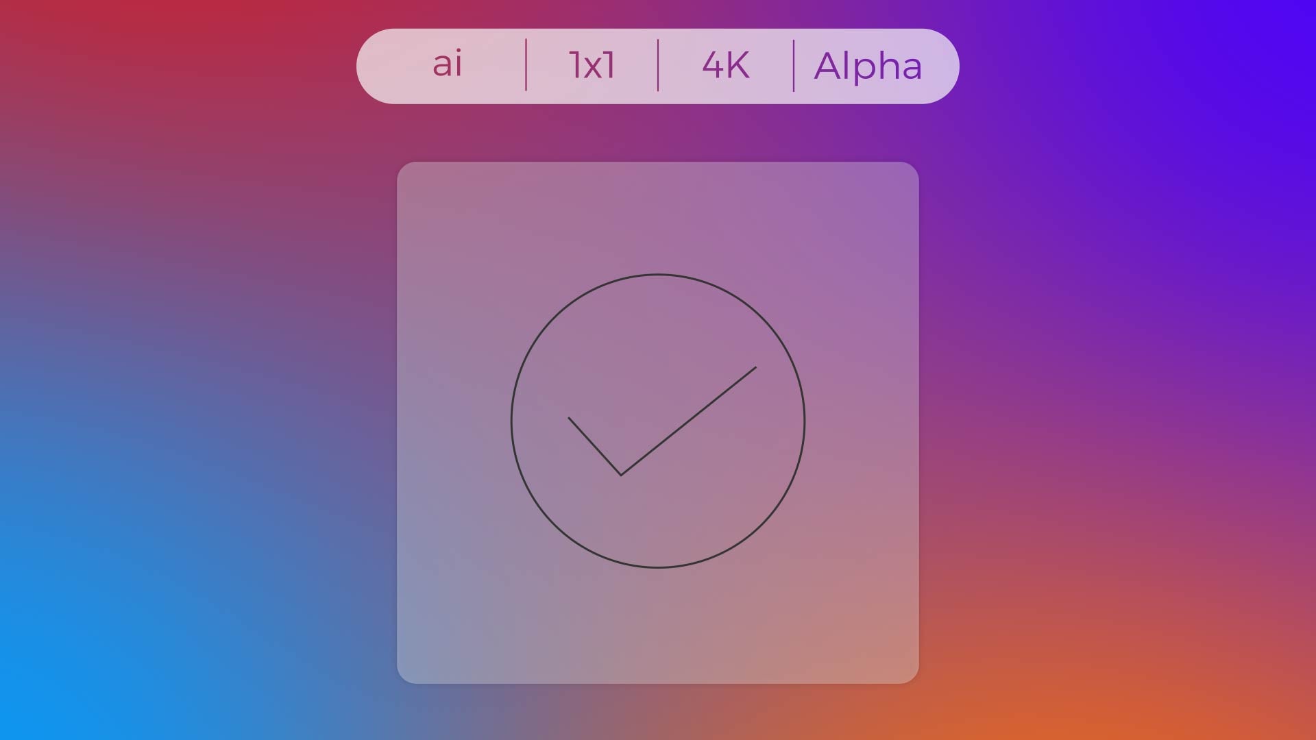 Stroke Icon - Check Mark