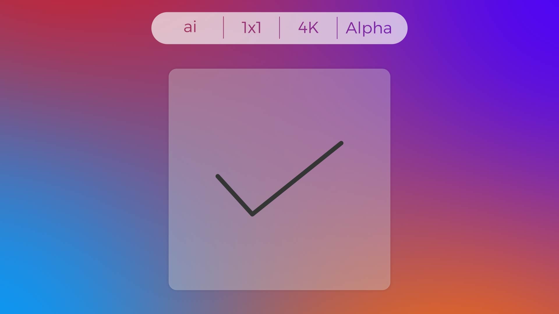 Stroke Icon - Check Mark