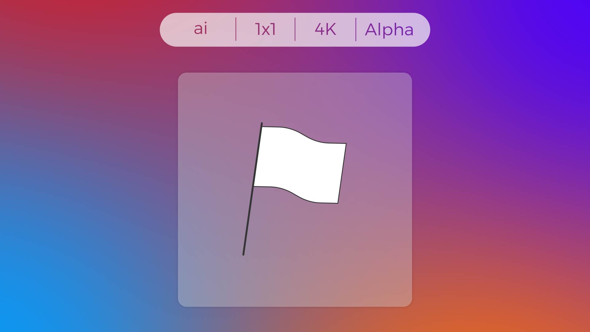 Stroke Icon - Flag
