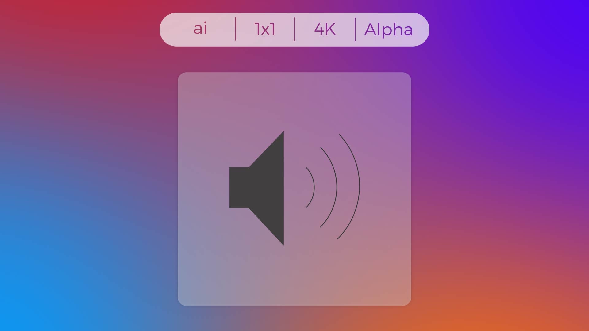 Solid Icon - High Volume