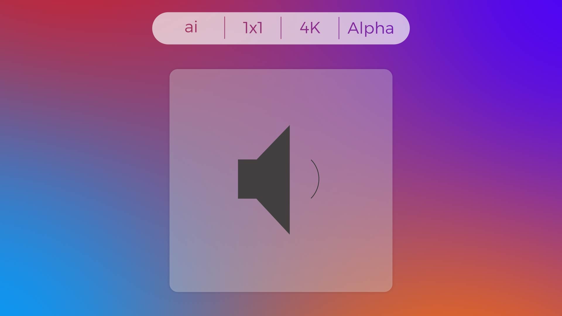 Solid Icon - Low Volume