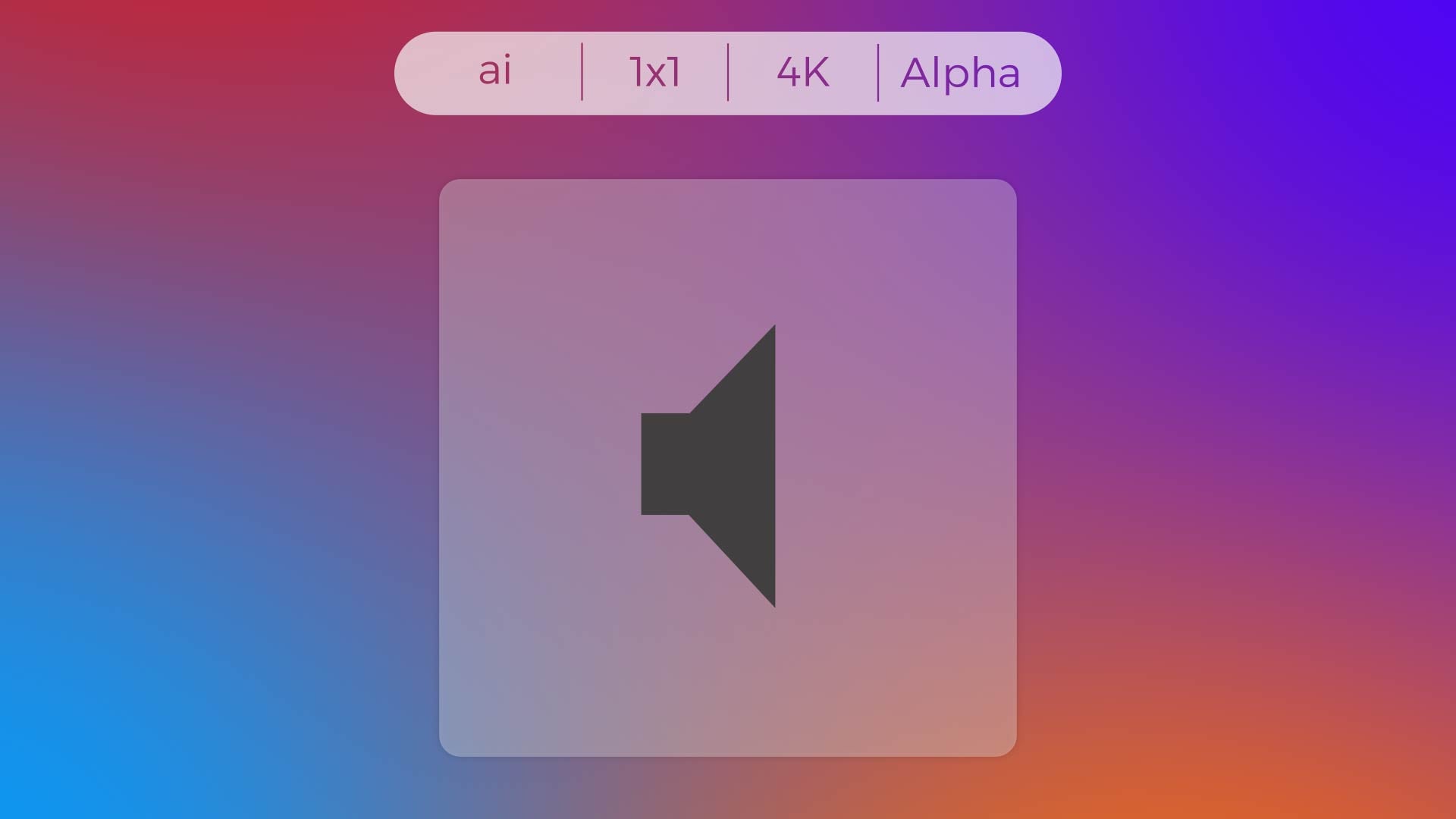 Solid Icon - No Volume