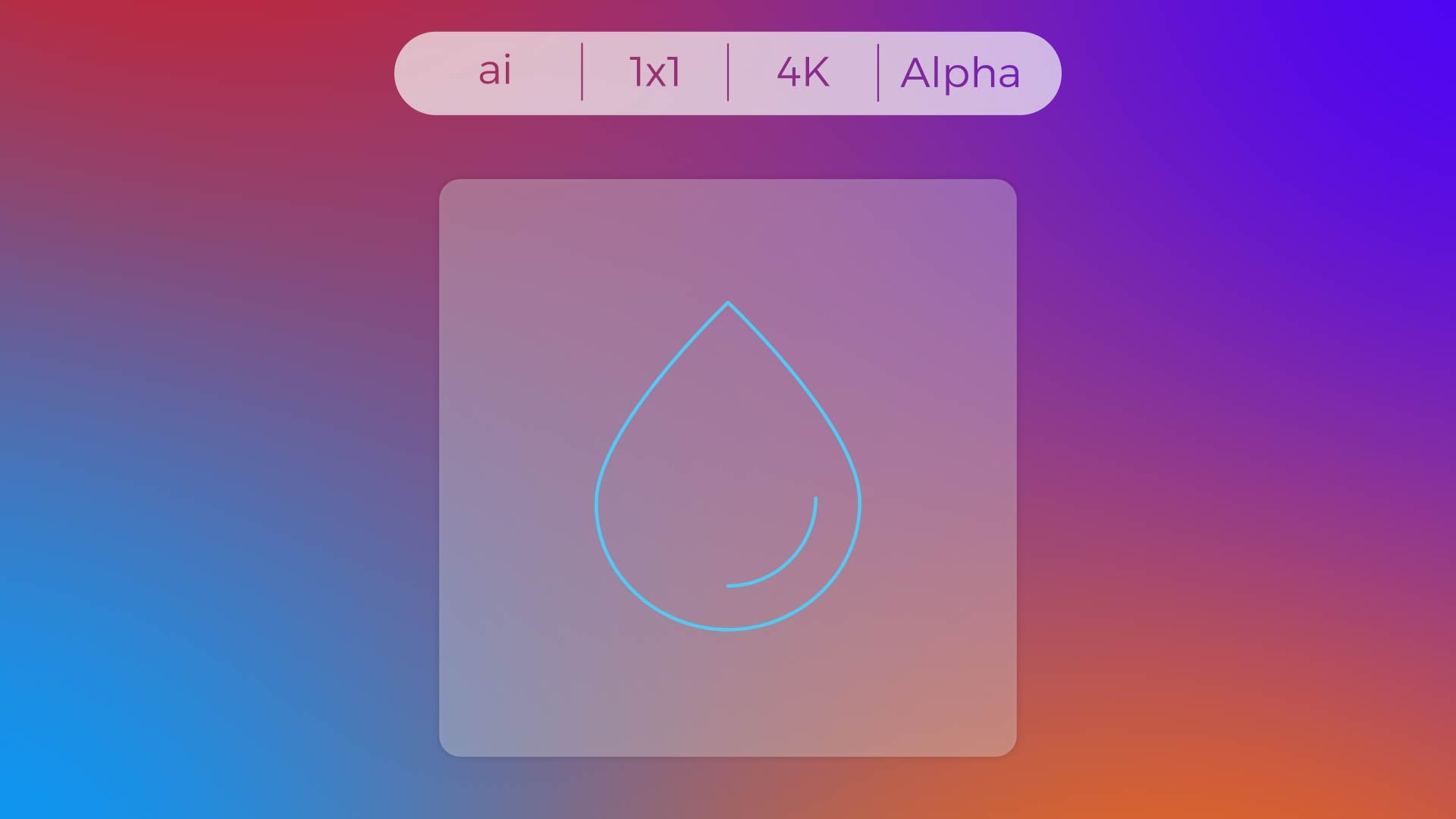 Stroke Icon - Water Drop