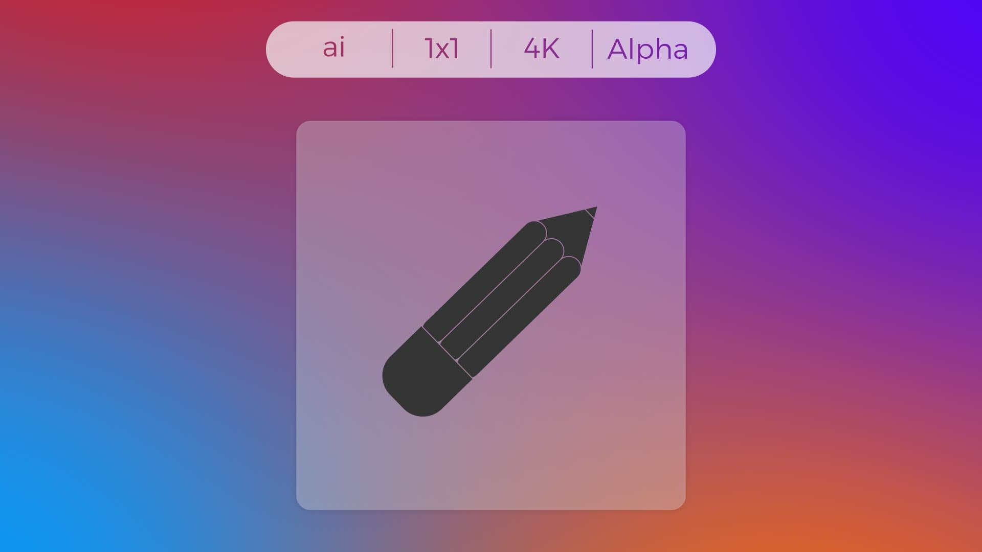 Solid Icon - Pencil