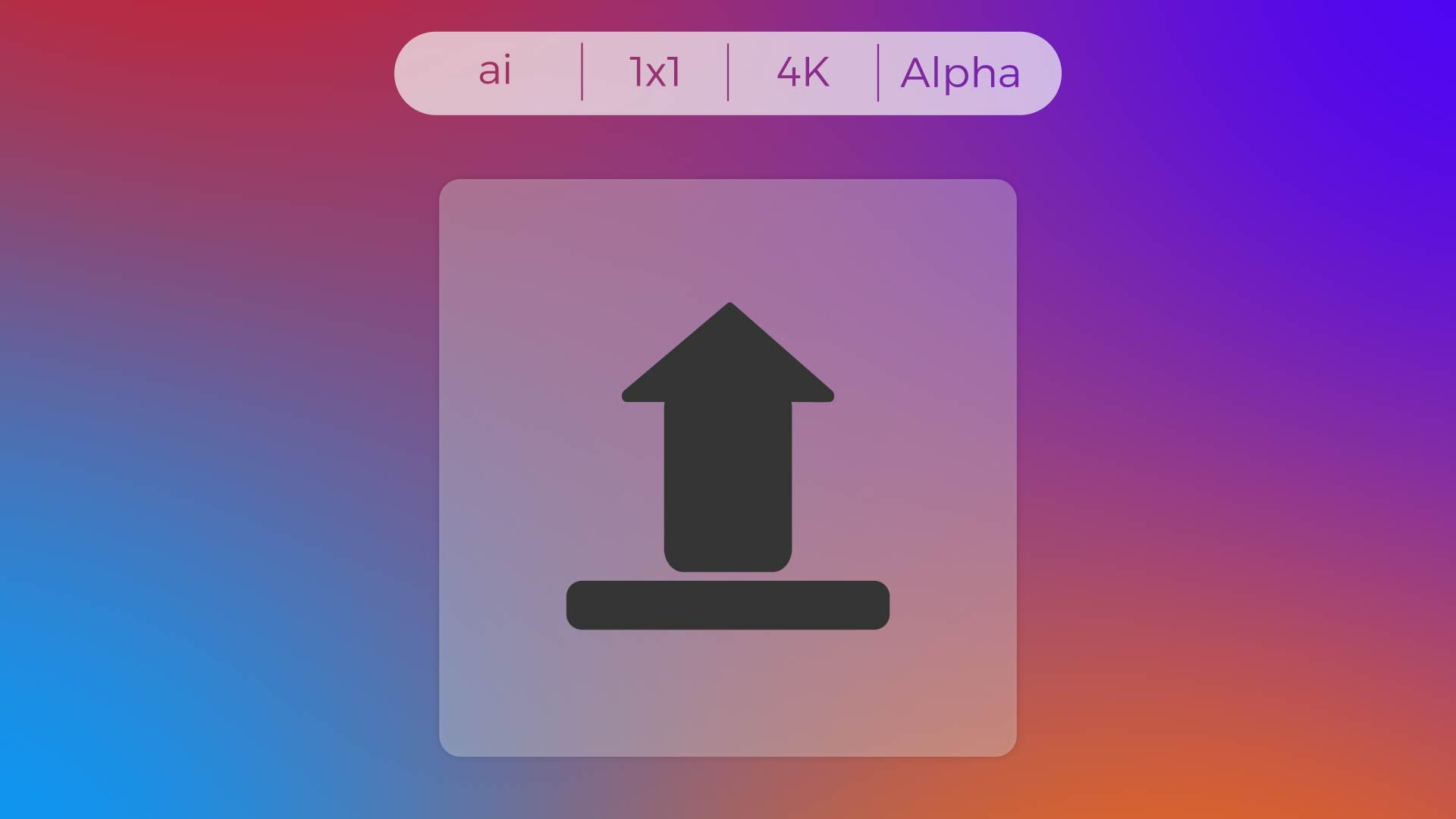 Solid Icon - Upload