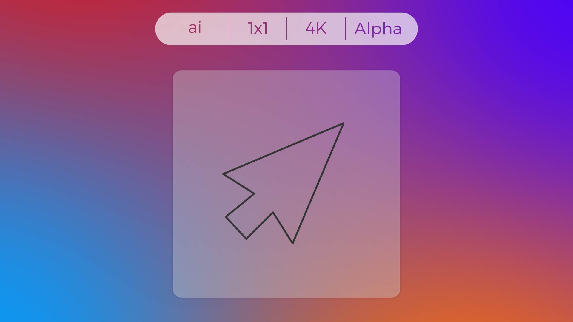 Stroke Icon - Cursor