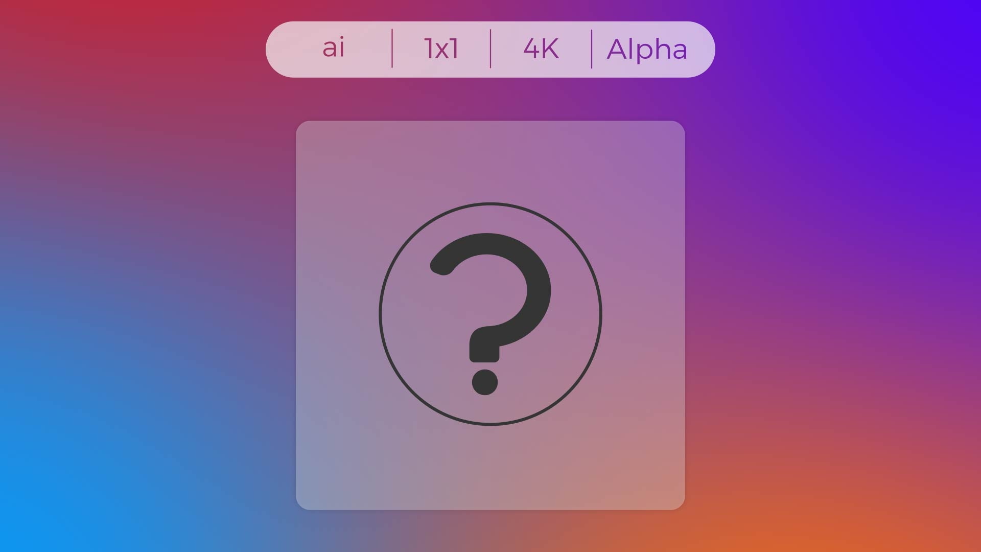 Solid Icon - Question Mark