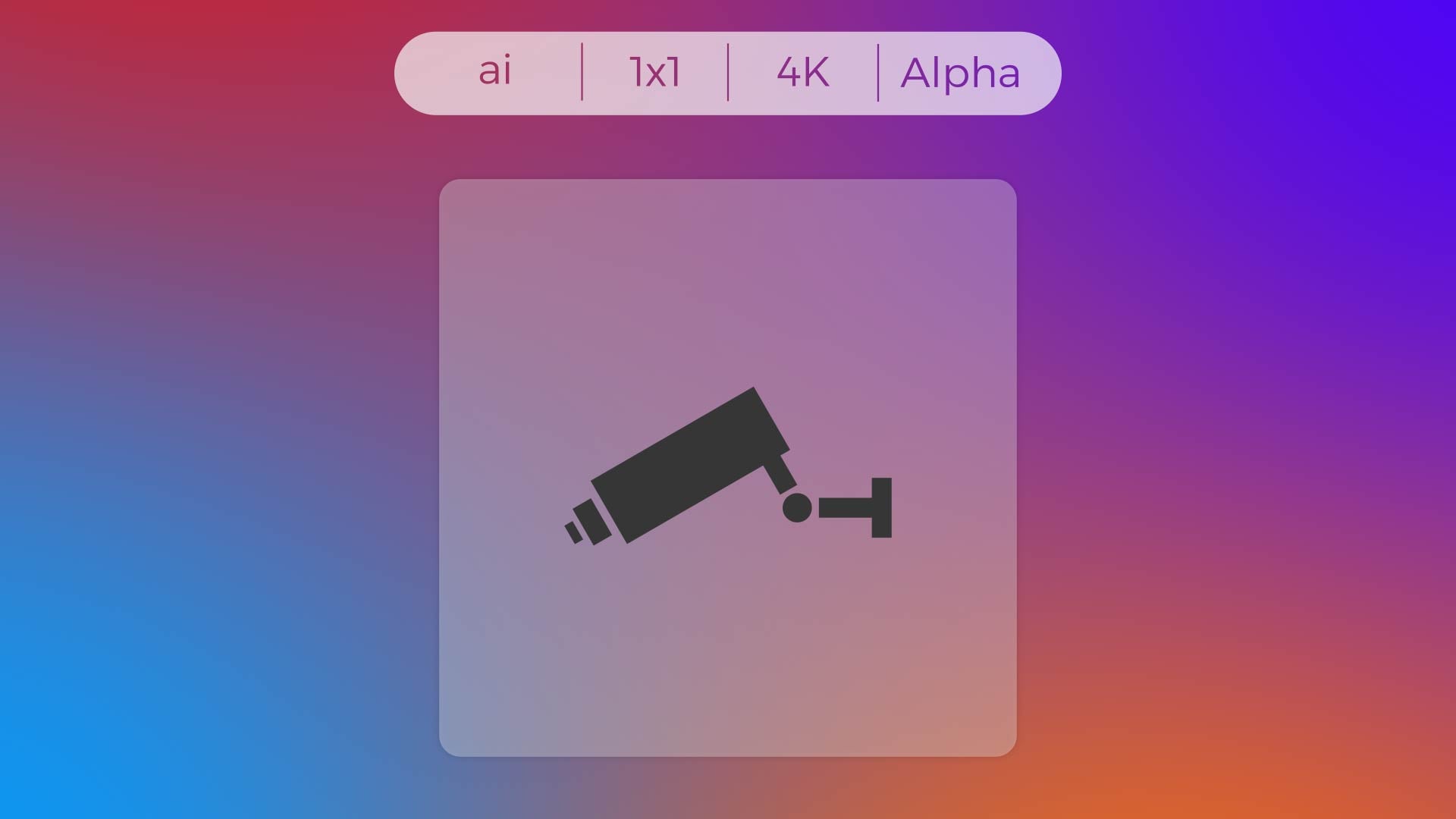 Solid Icon - Security Camera