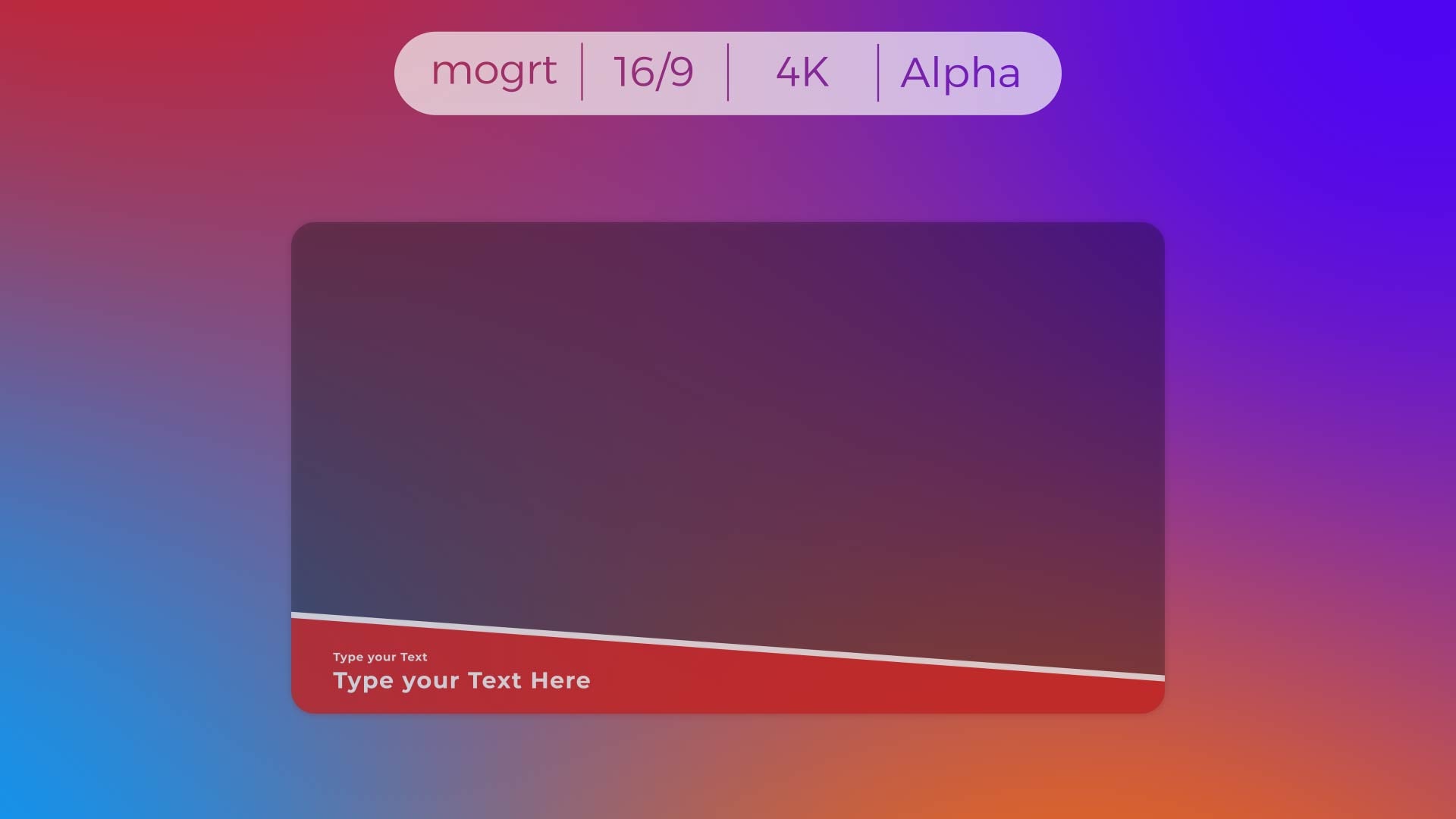Dynamic Lower Third