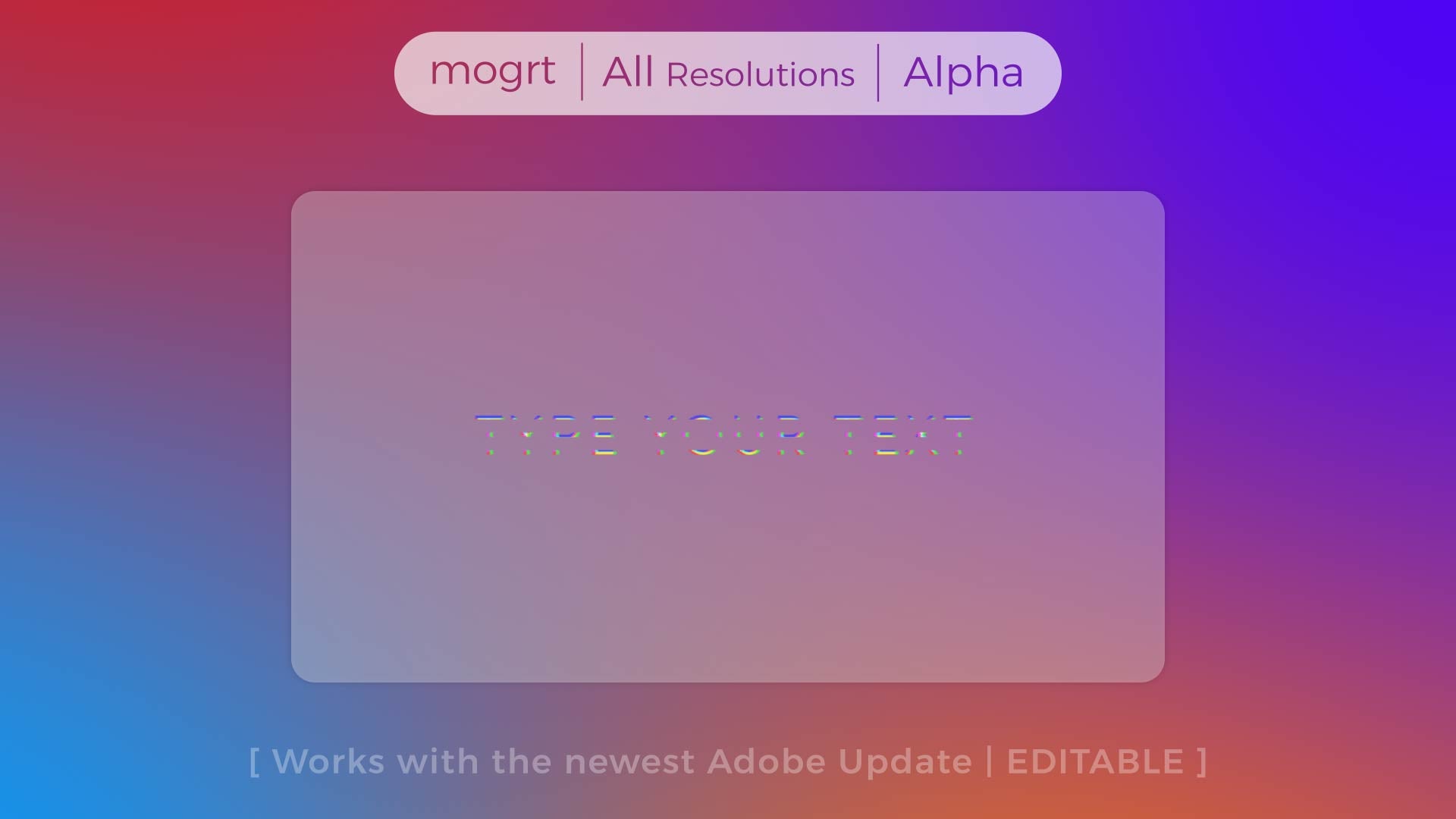 Title Glitch