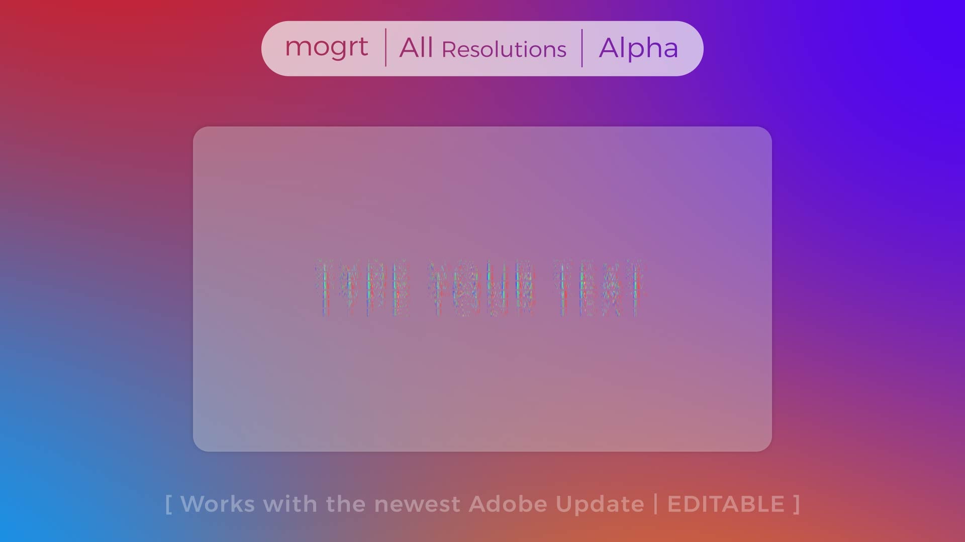 Title Glitch
